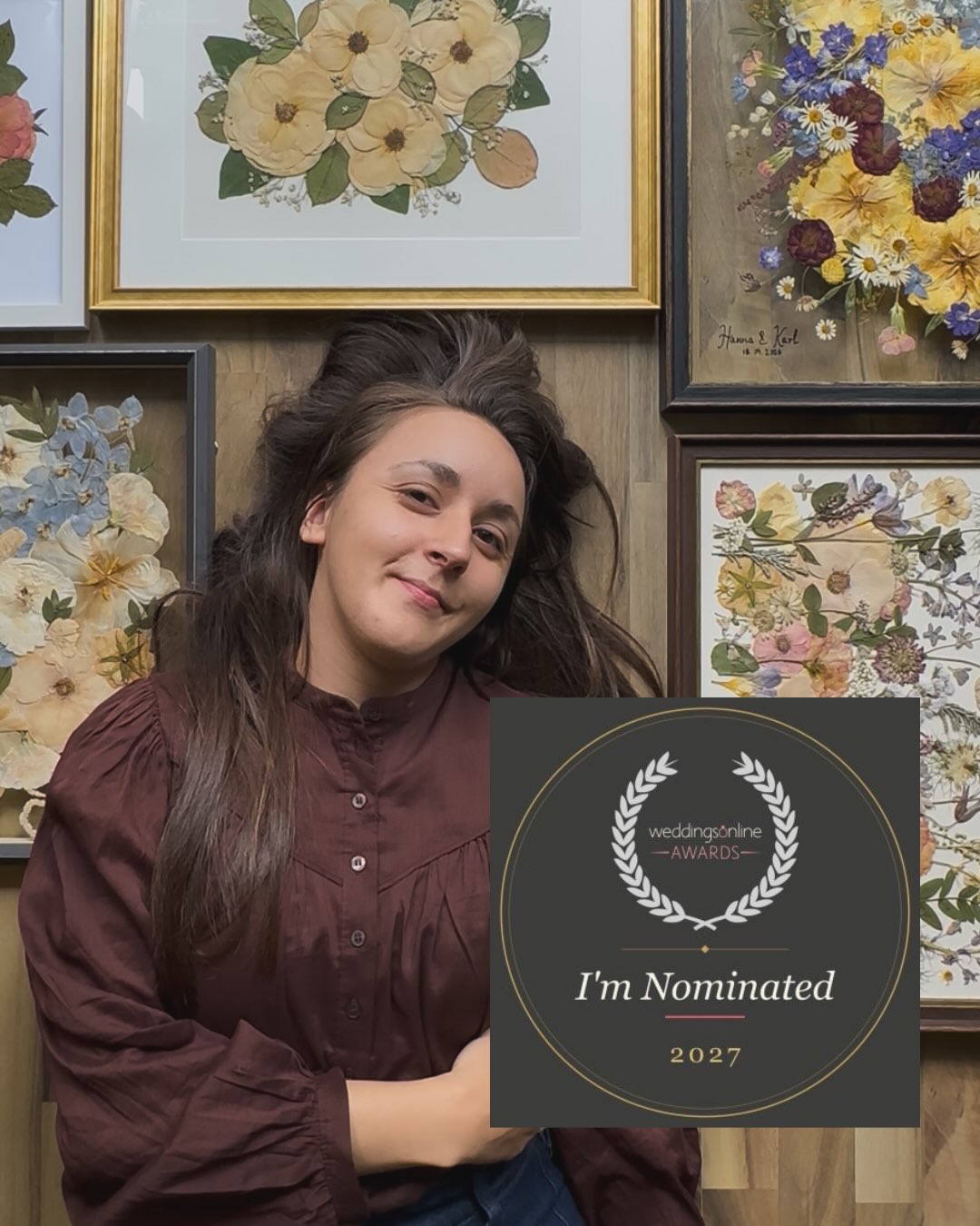 I’ve been nominated for the @weddingsonline 2027 awards as the Floral Preservation of the Year🥹🥹
I can’t describe how much this means to me, my project and my dream. If you have 1 minute, please go to the link in my bio and vote for me.
Your vote won’t go unnoticed, I promise that much.
And honestly, good luck to all the nominees, for putting the hard work and heart to this industry ❤️