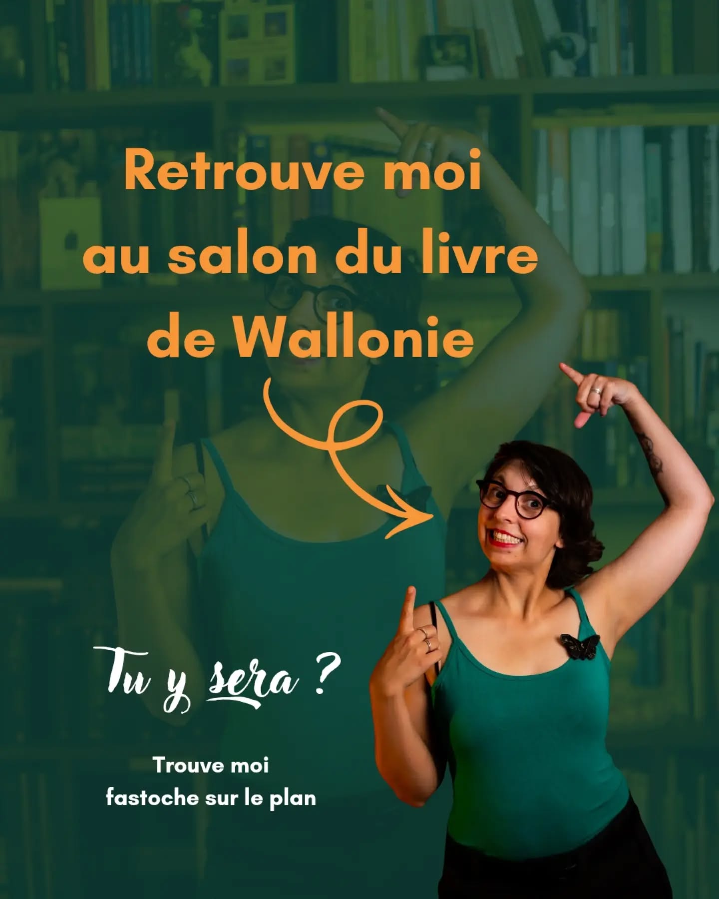 On se retrouve au salon du livre de Wallonie dans 1 semaine 😁
Je me suis amusée à te faire le plan de plus en plus zoomé !
Stand i33 en compagnie de @mariette_czt 😁
J'ai si hâte