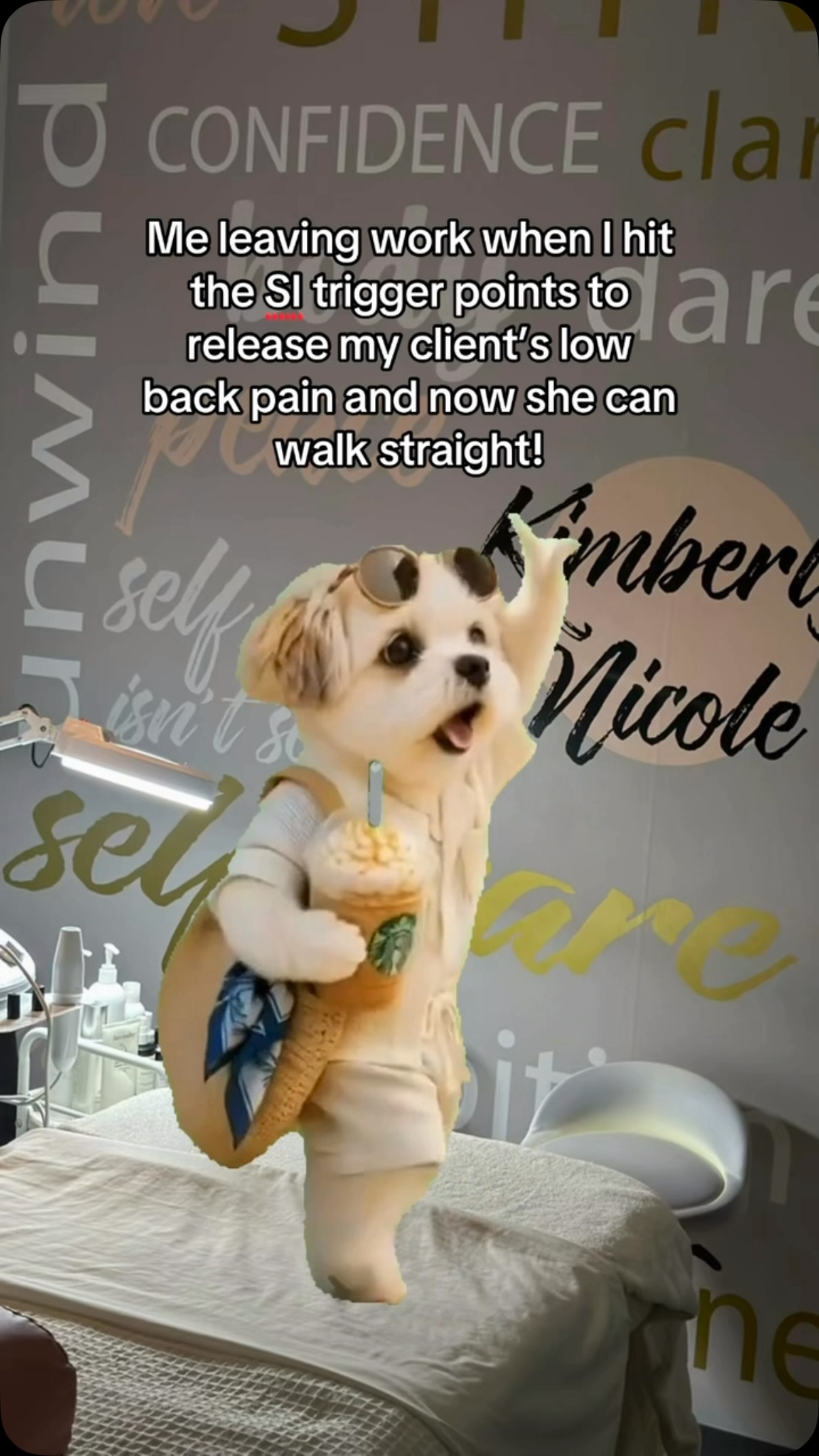 Always ready to slay the day! #massagetherapy #bodywork #massagetherapist #bodycare #rockvillemd