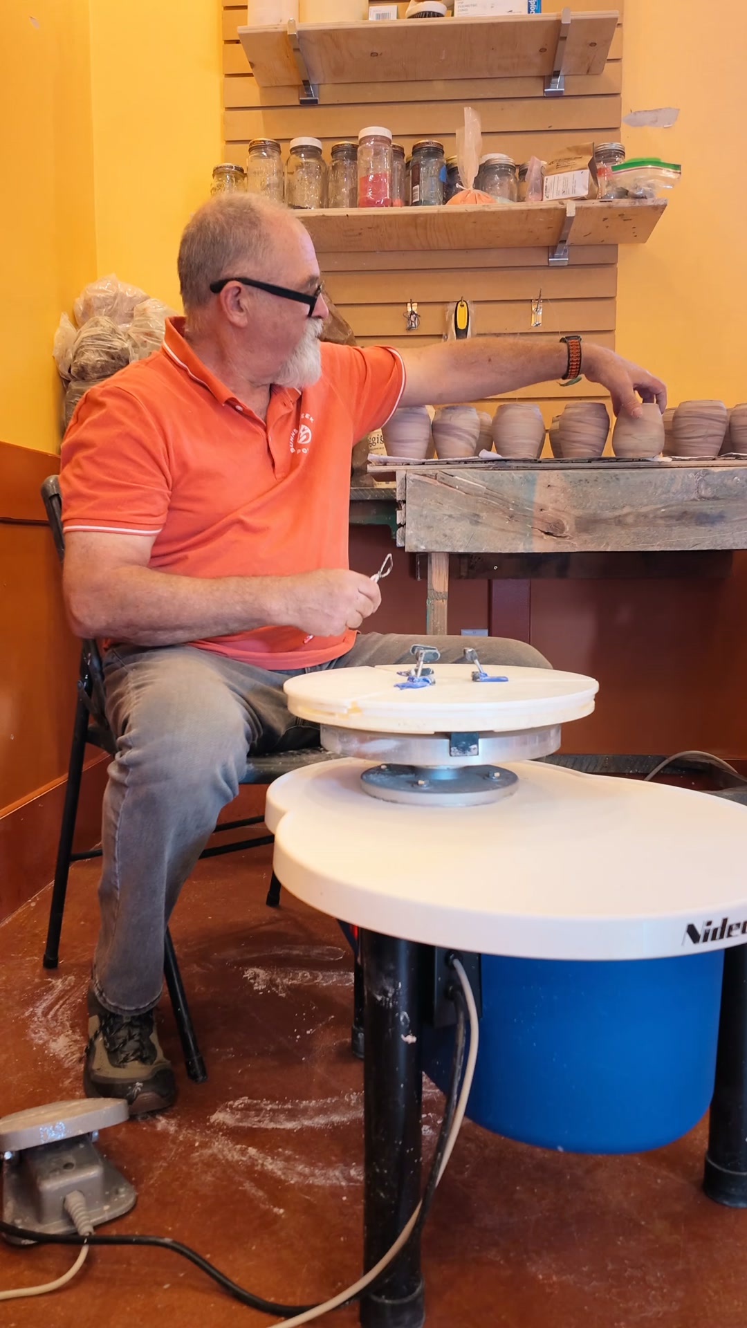 Mike trimming 800 Nunyas for Harvest Manitoba's "Empty Bowl Gala". October 8th- going to be a great evening!