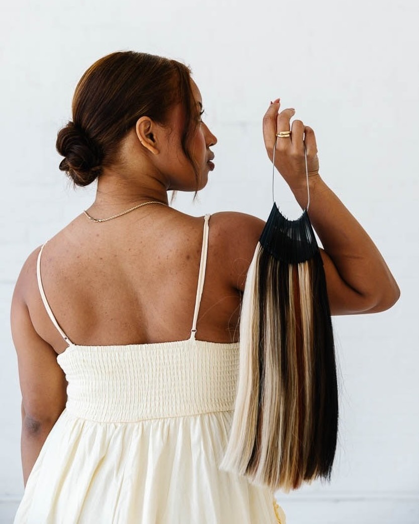 Sometimes the answer is simply more hair. Convenient for you, we offer professionally color-matched Bellami clip-in extensions, available to purchase or rent.