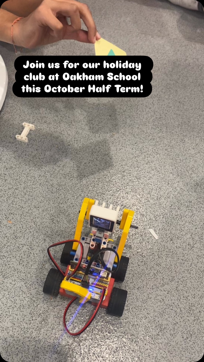 Join us at Oakham School for two weeks of coding, engineering, 3D printing and robotics with 10% off using code EARLYBIRD at checkout, valid until Sunday 20th September!
Suitable for children aged between 7-13 years of age!
Sessions are led by a fully qualified, experienced D&T teacher, and a qualified TA, so kids are in safe, reliable hands.
Numbers are kept small to allow for our calm, structured, teacher led environment, where kids are encouraged to explore and create using technology. #younginnovatorsclub #stemeducation #codingforkids #futureinnovators #rutlandcamp