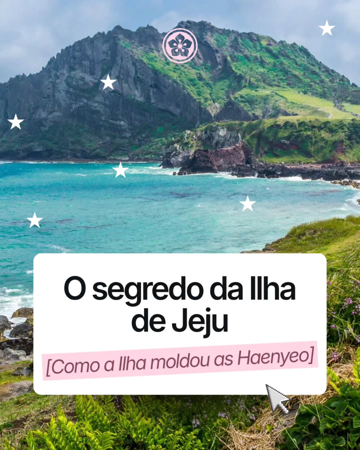 Você sabia que no Leste Asiático existe uma ilha vulcânica dominada por mulheres que desafiam os limites da biologia humana? 🤔
Na famosa Ilha de Jeju, as Haenyeo (as "mulheres do mar") lideram a colheita marinha sem nenhum tipo de equipamento respiratório. Elas enfrentam as águas geladas apenas com a força dos pulmões, em um saber ancestral repassado entre gerações que transformou a ilha em um dos lugares mais fascinantes do mundo.
Arrasta para o lado e conheça mais sobre a relação entre a Ilha de Jeju e suas lendárias mergulhadoras! ✨
#CentroÁsia #IlhaDeJeju #Haenyeo #CulturaCoreana #HistóriaDaCoreia