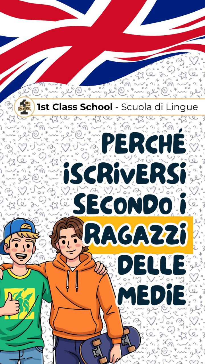 Fare un corso di inglese è importante per un ragazzo delle medie?
E se sì, perché?
Nel nostro mondo degli adulti non ci fermiamo mai a chiedere il punto di vista dei ragazzi, scegliamo per loro, portiamo avanti progetti e affreschi di quello che vorremmo per il nostro e per il loro futuro. Ma forse ogni tanto è bene chiedere ai ragazzi che ne pensano loro.
Abbiamo chiesto a dei ragazzi delle medie di scrivere una pubblicità che avremmo usato sui social che dicesse le cose come stanno ed esprimesse il loro punto di vista.
Questo #adv è per tutte le famiglie di ragazzi delle medie. I vostri ragazzi hanno ben chiaro a cosa serve studiare inglese, sanno che non sempre ne avranno voglia, sanno che è faticoso, ma sanno anche che ne vale la pena.
La seconda settimana di settembre sarà quella delle nostre lezioni di prova. Iscrivi tuo figlio / tua figlia per una prova gratuita e magari si "troverà degli amici".
Vi aspettiamo! ❤️