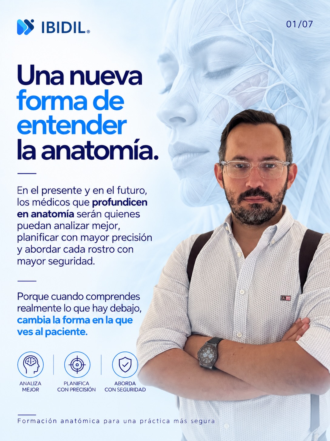 “El problema es que los profesionales están asumiendo problemas anatómicos del siglo XXI con herramientas del siglo pasado.”
Por eso, este curso propone una forma diferente de aprender anatomía facial con el Dr. Reinaldo Palma: más visual, didáctica y aplicada, apoyándose en dibujos, tecnología, análisis tridimensional y discusión de casos para comprender realmente las estructuras, desmontar conceptos aprendidos de forma incorrecta y llevar ese conocimiento a mejores decisiones en la práctica.
Estas son las dos últimas cohortes del año del Curso de Perfeccionamiento y Avance en Anatomía Facial:
📍 Valencia, 27 de septiembre
📍 Caracas, 30 de septiembre.
6 encuentros presenciales, aval internacional de Universidad Santander de México y alianza con IDU y Cursos IDU.
Comenta ANATOMÍA y te enviamos toda la información para inscribirte. ☝🏻