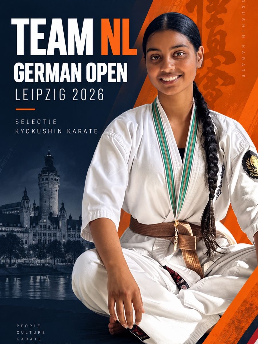 Official Team | German Open 2026 🇳🇱
This weekend, our delegation will travel to Leipzig to represent the Netherlands at the German Open 2026.
15 athletes. One team. Representing with pride.
Leipzig, Germany 🇩🇪
Team NL | Kyokushin Karate
#TeamNL #GermanOpen2026 #KyokushinKarate #Kyokushin #Leipzig