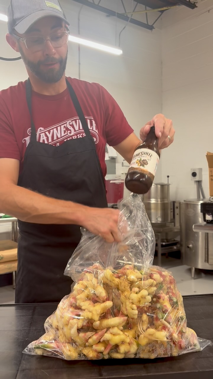 Ginger lovers, this one's for you. 🫚 Our Ginger Soda is a year-round favorite for a reason— bold, spicy, and always hits just right.
This isn't your average ginger ale: we make our own chili pepper extract in-house and add fresh lime juice and zest, giving it a warmth and brightness you won't find anywhere else. 🍋🟩🌶️
The timing couldn't be better: we just got in 40+ lbs of fresh ginger from Rayburn Farms of Barnardsville, NC. "Jerk" Clay found himself some wild Ginger Soda in the mix… talk about farm to bottle! 🤩🌱
Can't make it into the shop? Ginger Soda ships straight from our online store, right to your door. 📦 Head to our website for more details.
And… if you're into our ginger flavors, keep your eyes peeled — our upcoming seasonal Gingerbread Soda is up for bottling first this year, then Cranberry Ginger right behind it, both bottled and back sooner than you think. Updates coming over the next few weeks, so stay tuned!
#WaynesvilleSodaJerks #GingerSoda #FarmToBottle #CraftSoda #SmallBatch