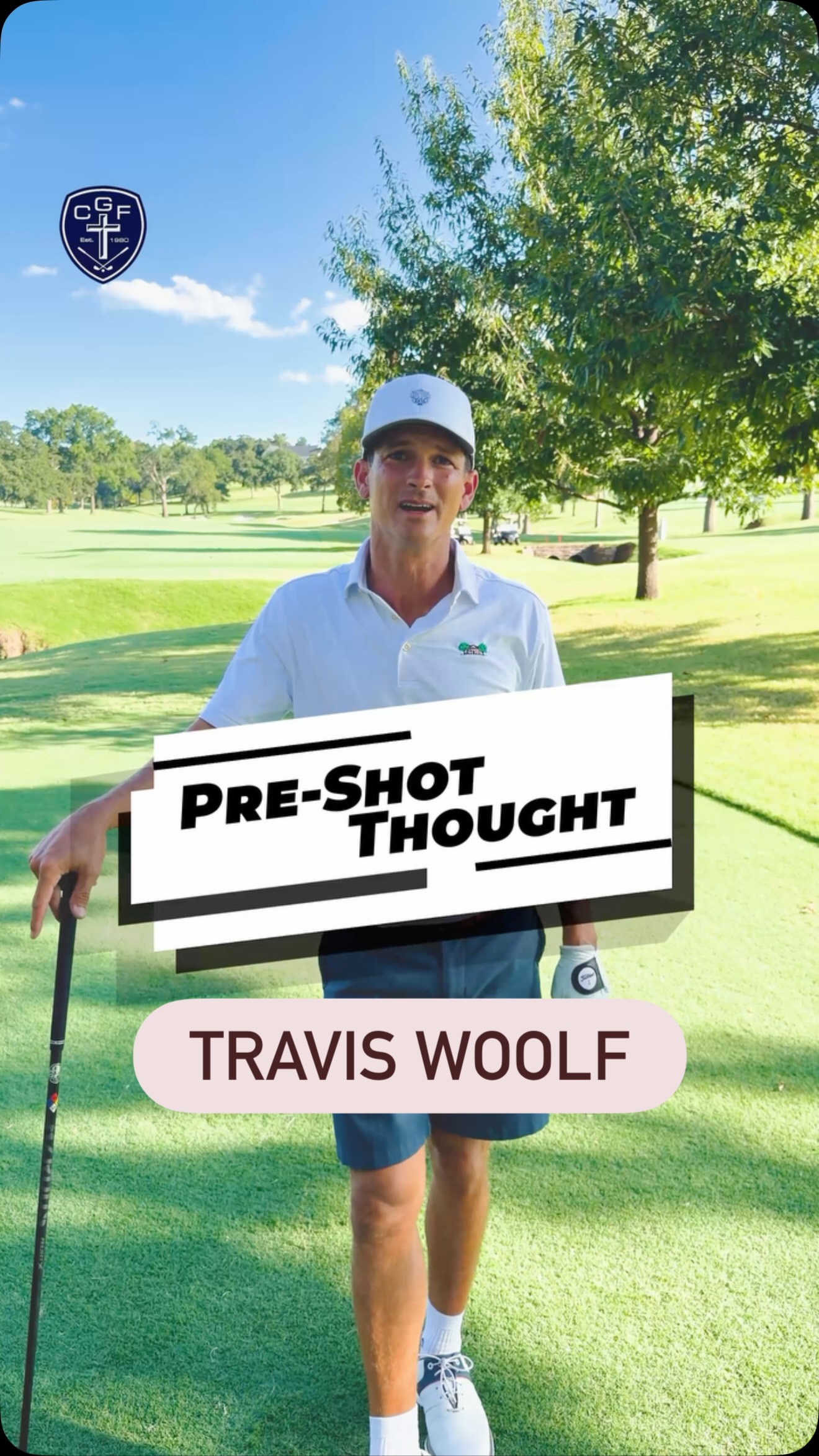 Pre Shot Thought with Travis Woolf🏌️
CGF Central - Fort Worth, TX
This week’s thought comes from Proverbs 21:31.
“The horse is made ready for battle, but victory rests with the Lord.”
Preparing for a tournament, putting the work in, doing the things you can control, and trusting the Lord with the outcome. That doesn’t mean trusting Jesus guarantees the win. If everybody who trusted got the win, nobody would know what’s actually going to happen. But you can do your preparation, then go trust. The results are in God’s hands.
So when you’re nervous on the tee shot, remember, God’s plan is still God’s plan. Trust it, and rip it!