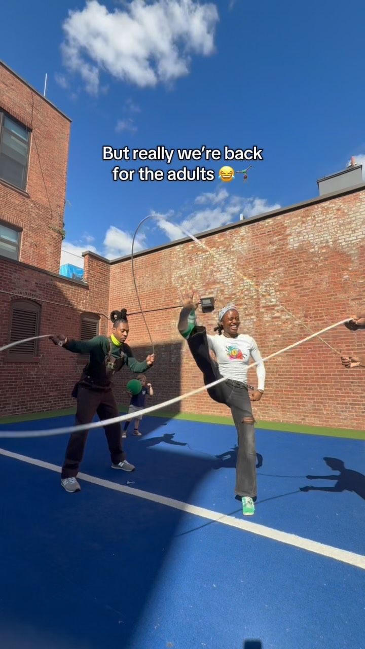 Kiddies, we love you, but respectfullyโฆ step to the side, itโs grown folk time to play ๐๐ฉท
#doubledutch #DOEvendor #nycschools #nycschoolprograms #nycprograms
