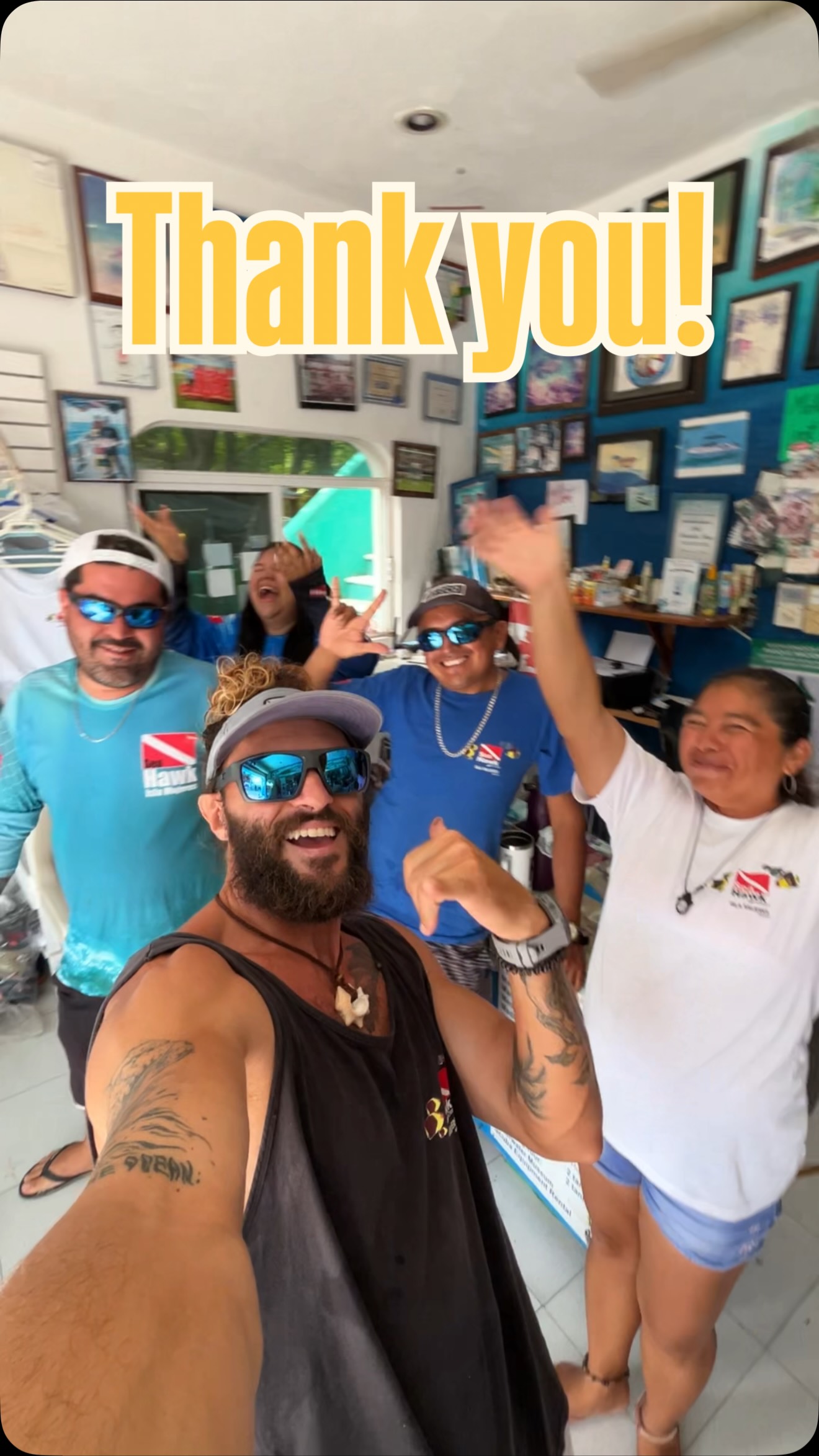 A BIG thank you to everyone who came by Sea Hawk Divers this whale shark season! 🐋🦈💙
What an incredible season it has been. We’ve had the greatest pleasure meeting so many of you, hearing your stories, and getting to experience the magic of the ocean all over again through your eyes.
None of what we do would be possible without you. You’re a huge part of why we love what we do so much, and we’re so grateful for every person who chose to share this adventure with us.
Thank you for an unforgettable whale shark season, and we hope to see you next summer for even more adventures with these gentle giants! 🌊🤿
Until next season! 💙
— The Sea Hawk Divers family
#islamujeres #seahawkdiversislamujeres #vacation #adventure #whaleshark