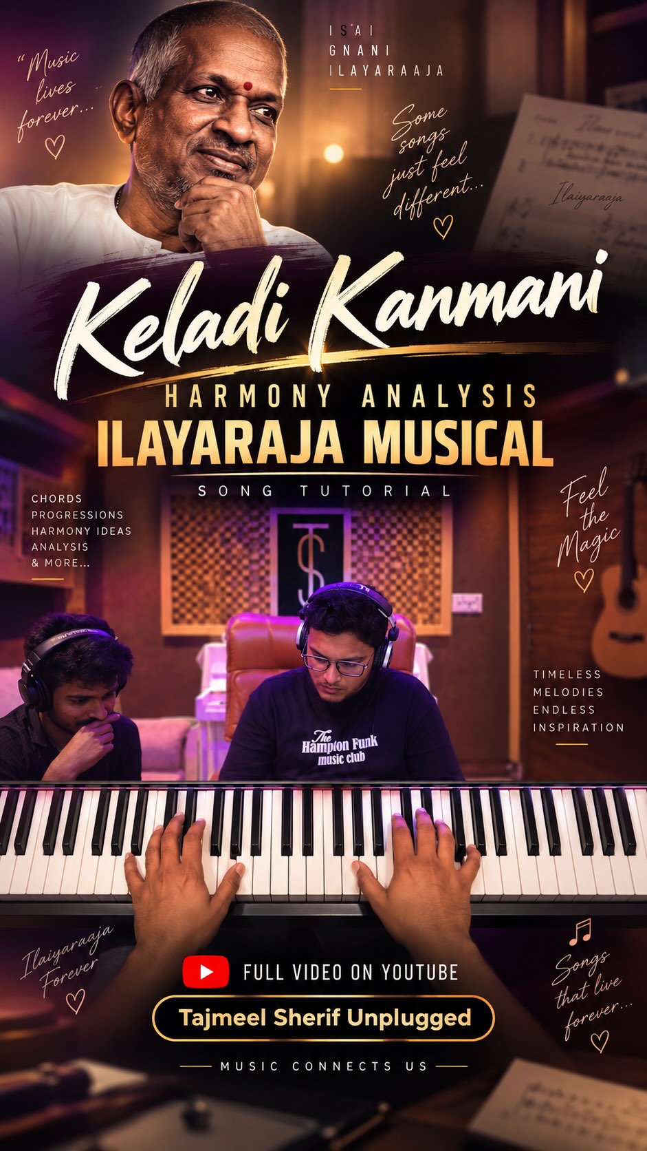 Here is an another beautiful song #KeladiKanmani composed by #Isaignani #Ilayaraja avargal ! #Chords #pianolessons
