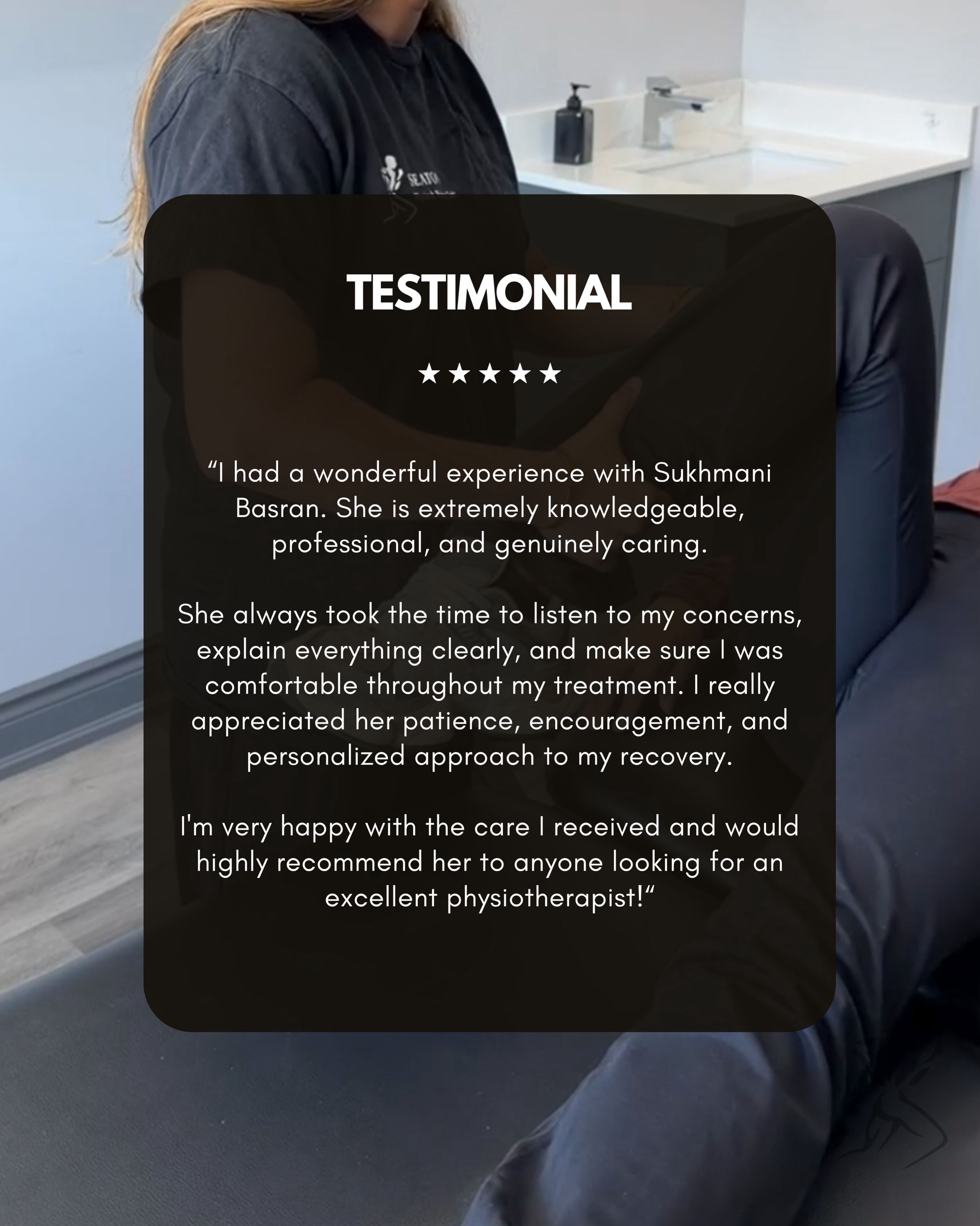 Always so grateful for kind words like these!
Sukhmani and the entire Seaton Physio team are dedicated to making every recovery journey as smooth and supportive as possible🤲
Thank you for trusting us with your care!