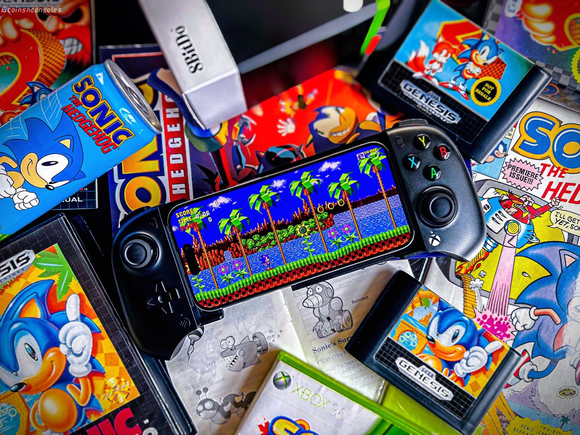 Enjoying the fantastic iOS Sonic ports from Christian Whitehead and Sega with the awesome 8Bitdo Ultimate Mobile Gaming Controller (Xbox edition)! Whether enjoying App Store originals, Apple Arcade games, or classic rereleases, this Bluetooth controller is the perfect on-the-go (or right at home) companion. Instant connectivity, great ergonomics, and a sleek design make this controller a great addition to the portable family!
(*Also compatible with Android)
———————
#sega #sonicthehedgehog #iosgames #portablegaming #セガ