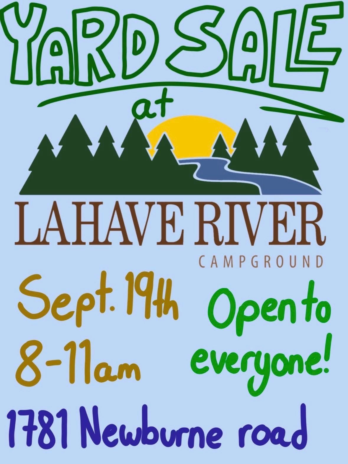 โจ Yard Sale โจ at LaHave tomorrow 8-11am! ๐
Community is welcome to come in and check it out! Please sign in at the office and get a parking pass when you arrive.
If you'd like to request a table to sell your own items, message us for details! ๐โจ
#yardsale #lahave #community #comeonin #novascotia