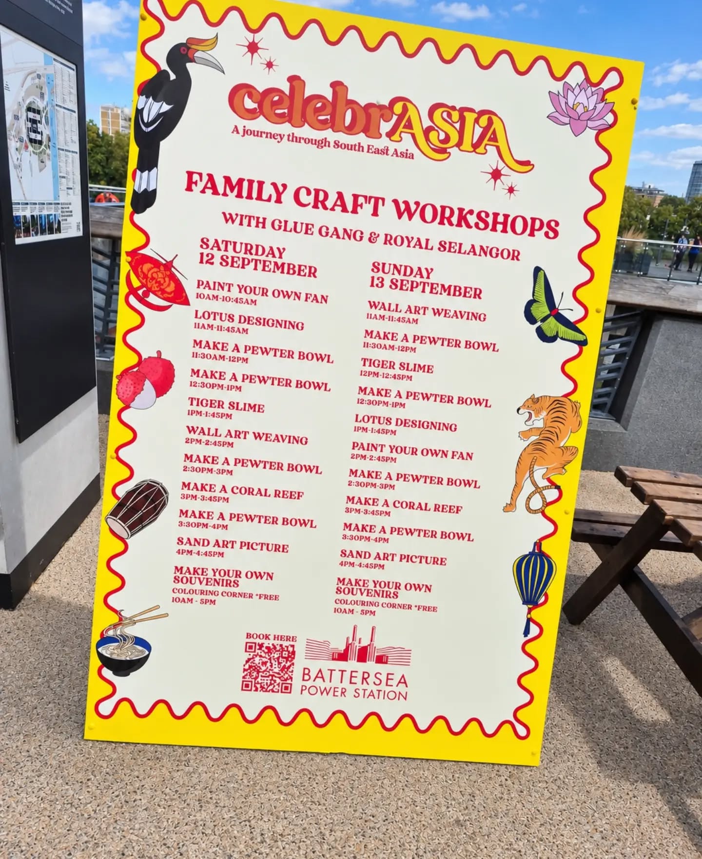 Still catching our breath after an incredible weekend at Battersea Power Station! ✨🎨
So many familiar faces came back to create with us, alongside so many new ones — it was such a joy seeing everyone get stuck in. 💛
We launched 6 BRAND NEW workshops, each inspired by and celebrating the creativity, colours and culture of South East Asia 🌏✨
A huge thank you to everyone who stopped by, created with us, chatted with us and made the weekend so special. Our hearts are very full. 🥹🫶
What a weekend, Battersea! 💥