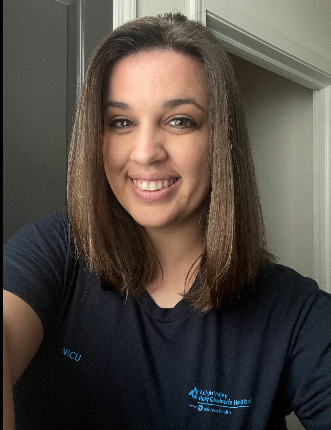 “I love being a NICU nurse because I get to be there at the very beginning of a baby’s story. I get to witness the unthinkable every day because NICU babies have taught me that strength does not come in a certain size! Our families are going through some of the most difficult moments of their lives, and I want to be there every step of the way helping them through. Particularly for me, that is celebrating their babies’ victories no matter how big or small! Whether that’s cheering with them for their baby’s weight gain, taking their first bottle after months of being tube fed, or simply seeing them smile for the first time! All milestones deserve to be celebrated! Every baby and their family I have cared for has left an impact on me, and it is an incredible privilege to be a small part of their journey. I’m incredibly grateful to work alongside my colleagues at Lehigh Valley Health Network–Jefferson Health. What makes this work even more special is getting to do it alongside people who are just as passionate and dedicated to these babies and their families as I am. I truly feel lucky to love what I do and to be part of a team that shares that same love every day.”
Meet Deni, a NICU Nurse from Lehigh Valley Reilly Children’s Hospital NICU - Cedar Crest! Swipe to learn about her coworker Chrissy and what their manager, Ashley, has to say about them!
#nationalneonatalnursesweek #nicunurse #todayisagoodday #nicutoday #nicuawarenessmonth
“I love what I do because I get to work alongside an amazing team that cares deeply for our tiniest patients and their families. Every member of our NICU team shows up each day with compassion, expertise, and a shared goal of giving every baby the best possible start”
From Lehigh Valley Reilly Children’s Hospital NICU - Cedar Crest, meet Chrissy!
“Chrissy and Deni each bring something truly special to our NICU. Chrissy’s passion for neonatal transport reflects her dedication to ensuring our tiniest patients receive safe, exceptional care wherever their journey takes them. Deni’s compassionate care and creativity, especially through the beautiful signs she creates, help make difficult moments more meaningful and create lasting
