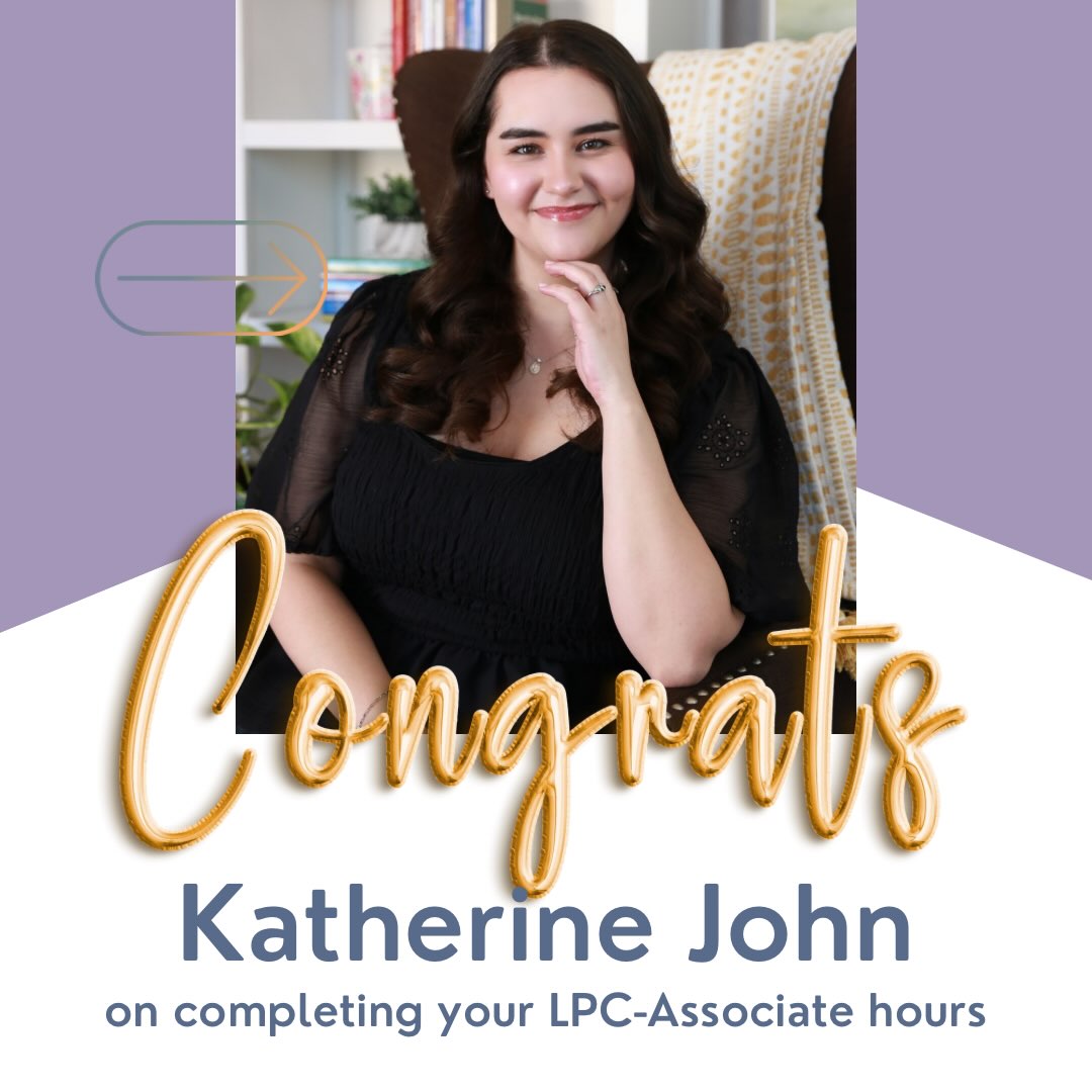 We are so proud of our girl, Katherine!!!! 🤗💛🥳
She completed her associate hours recently and received her license upgrade and is now, officially, a Licensed Professional Counselor.
Katherine’s dedication to her clients and her pursuit of knowledge is admirable. We are so proud of how far she’s come and cannot wait to continue watching her grow into this new chapter.
Katherine works with clients ages 10+ and is EMDR Trained. She works with clients experiencing anxiety, depression, phase of life changes, grief and loss, and self esteem to name a few. She accepts BCBS, Cigna, Aetna and Self pay clients.
#elpaso #elpasotx #elpaso915 #elpasomentalhealth #elpasoproud