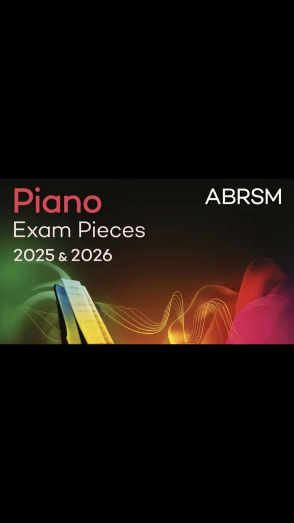 ABRSM 2025 & 2026 Grade 5 B:1
Lewis Capaldi - Someone You Loved
.
this belongs to the old syllabus, but i heard it v recently and went to dig out the score 😆