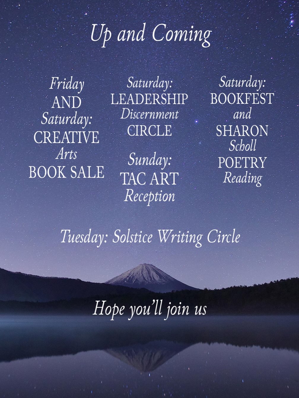 We support our local artists and writers, especially in today’s world. Hope you’ll join us. Swipe right for event flyers. Check link in bio for event deets and to register to our events. Hope to see you. 💜 #womensupportwomen #womenwritingjax #womenartists #womenpoets #womenwriters