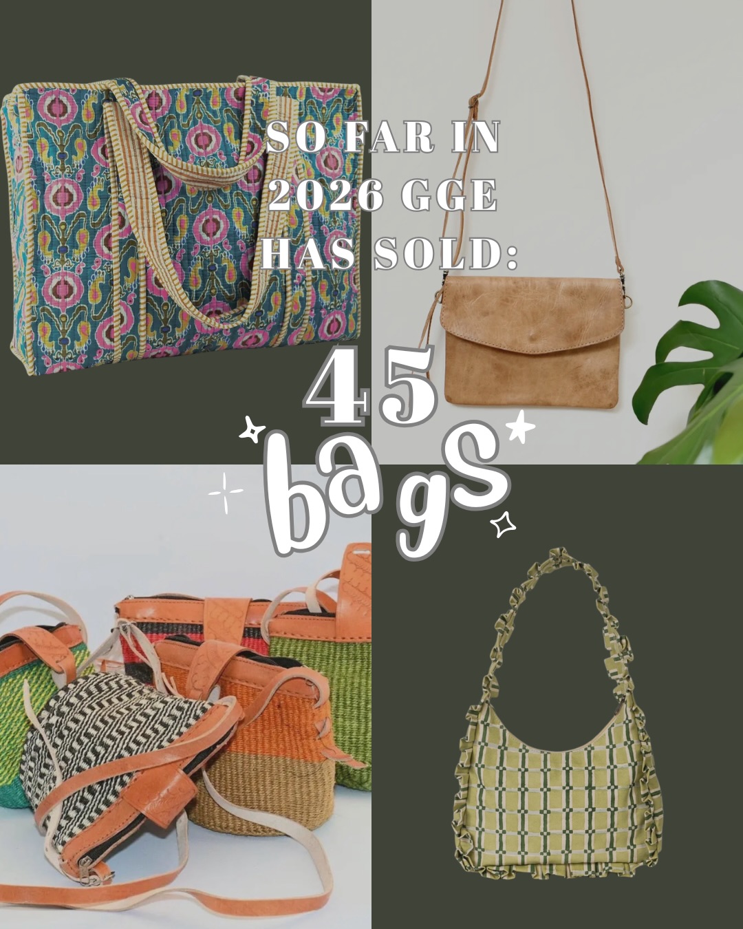 ↔️ You might be surprised by what you’ve helped make possible! SWIPE to find out ↔️
HOW MANY HAVE WE SOLD? 👀
Sometimes we get so focused on the next order, the next market, or the next new product that we forget to stop and look at what we’ve already done together.
So I started counting…
And behind every number is more than an item sold.
It’s a maker who was paid fairly.
It’s a skill that was valued.
It’s a family or community that benefited.
It’s a customer who chose to make their purchase mean a little more.
The numbers tell a story.
But the people behind the numbers ARE the story. ❤️
Thank you for making every purchase at Greater Good Exchange part of something more.
✌️🌎🤝
#greatergoodexchange
#buyglobalgivelocal
#grandjunctionnonprofits
#grandjunctioncolorado