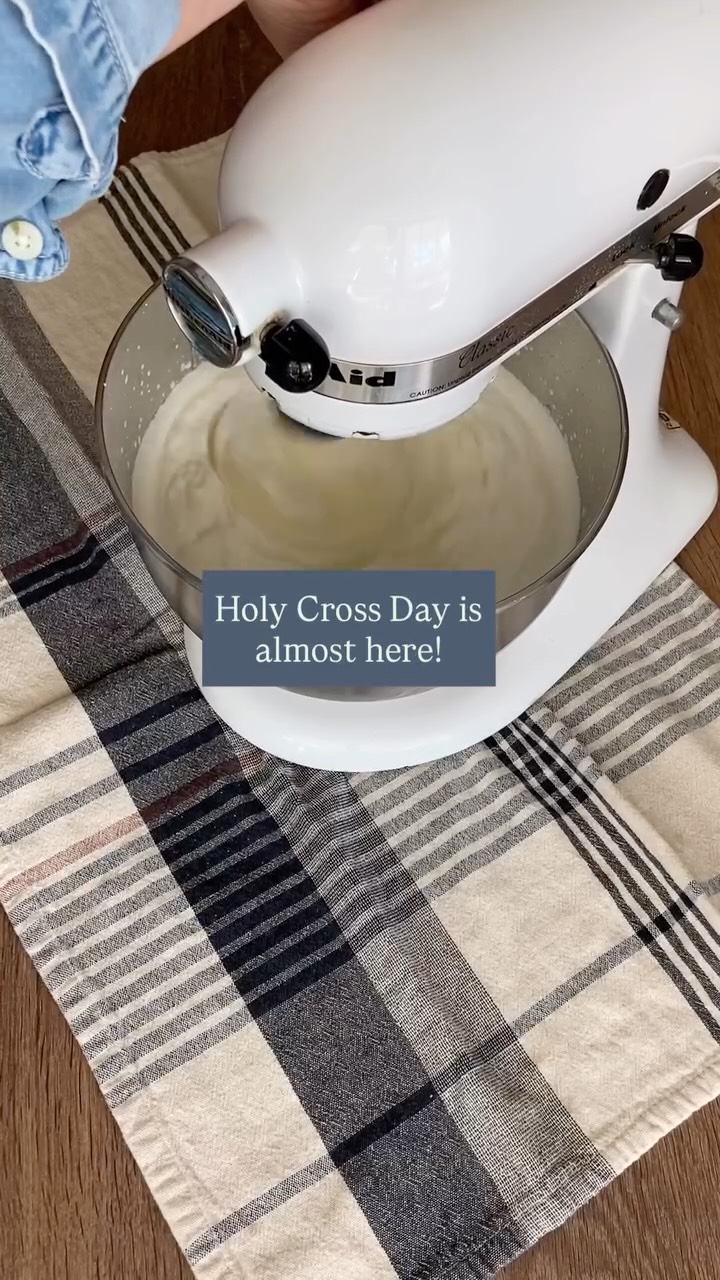 A cross-shaped icebox cake for Holy Cross Day.
Layers of whipped cream and crisp dark chocolate wafers, assembled in the shape of the cross and left to chill until the wafers soften into something that tastes like a celebration. It is simple enough for children to help make and beautiful enough to feel like a genuine feast day dessert.
Holy Cross Day is September 14th — one of the oldest feast days in the Christian calendar and one of the most theologically rich. The cross is not primarily a symbol of suffering for Christians. It is the sign of the greatest love the world has ever known, the instrument through which God cancelled the debt of human sin and made peace with His people once and for all.
That is worth celebrating. And this cake is a beautiful place to start.
Comment “cake” for the recipe!
.
.
.
.
.
#holycross #iceboxcake #liturgicalliving #livingliturgically #domesticchurch