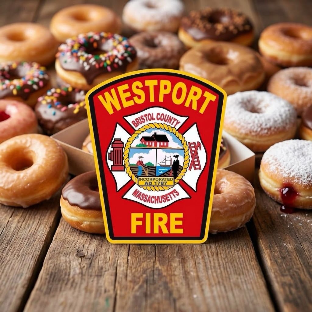 We want to give a SH🍩UT 🍩UT to Doug for dropping off a batch of fresh donuts from the Head Country Store to the Station this morning.
There is no need to post his last name, I’m sure it won’t take long to figure out who he is. He spends his summers engaging in good conversation around town and taking care of others! He’s a great guy and his generosity is appreciated!
#westportma