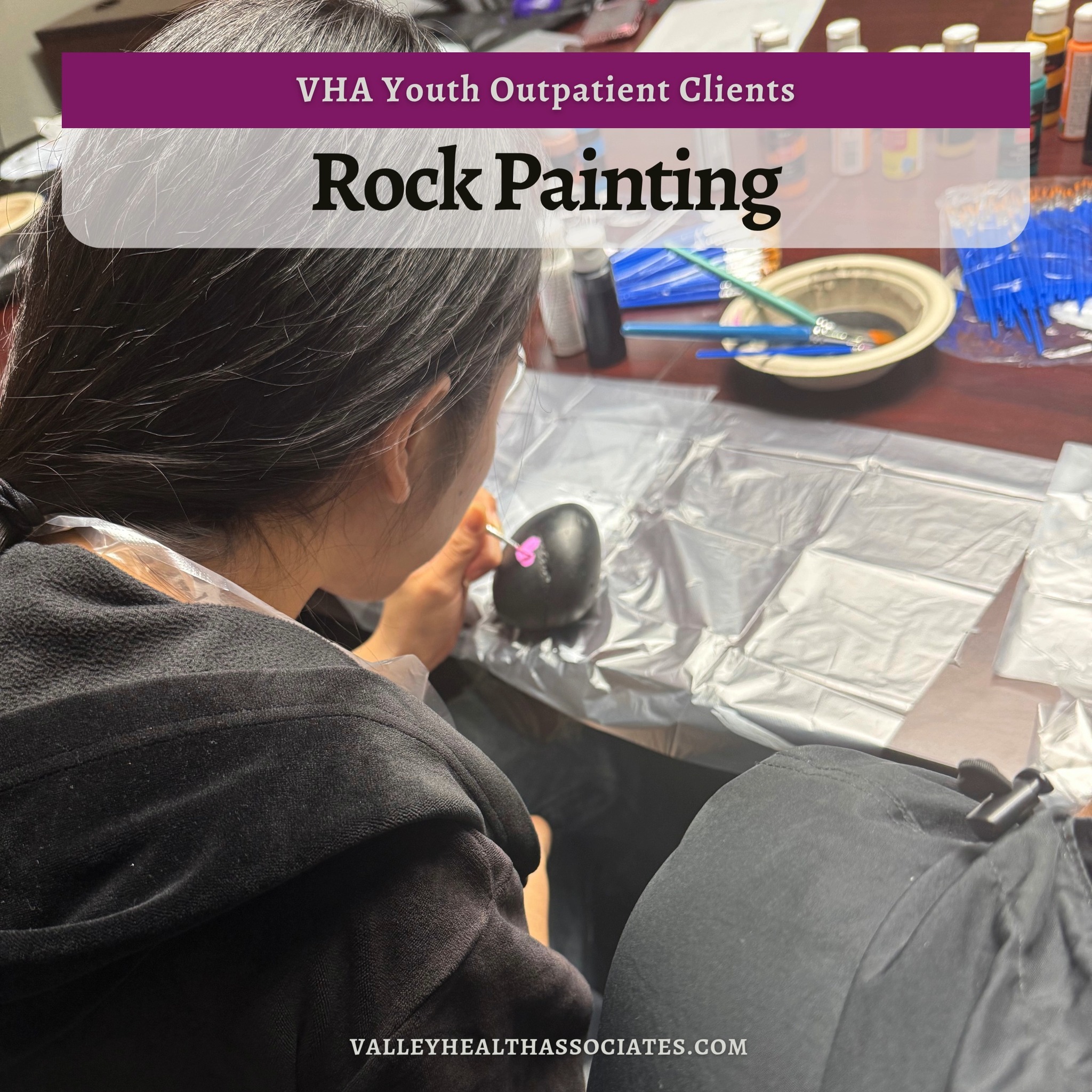 Our VHA Youth Outpatient clients spent time painting rocks and expressing themselves through creativity. Activities like this provide youth with a healthy outlet for emotions, encourage mindfulness, reduce stress, and help build positive coping skills that can support them throughout their recovery journey.
Recovery is also about discovering healthy ways to manage emotions, connect with others, and enjoy the moment.
#ValleyHealthAssociates #VHA #YouthOutpatient #Prevention #MontereyCounty