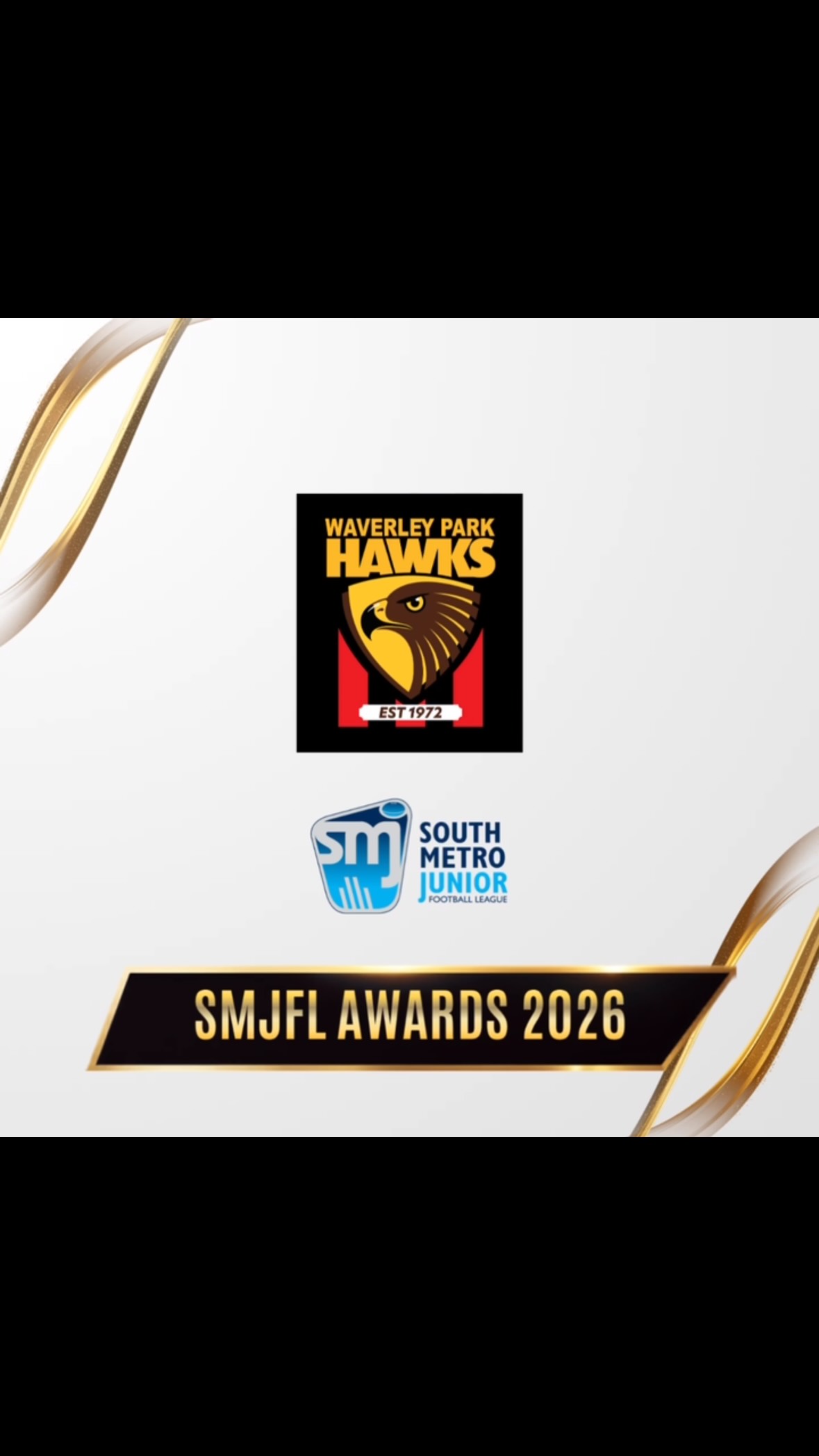 The 2026 SMJFL League Presentation Awards Night were held last night.
The Waverley Park Hawks were very well represented this season with SIX players in the top 3 of their respective divisions; a massive achievement!!
Please join us in congratulating our award winners
Jackson De La Haye
U11 Mixed Div 4
Third
Reed Bowey
U12 Mixed Div 4
Winner!
Zach Georgios
U13 Mixed Div 3
Runner Up
Dylan Toohey
U15 Boys Div 3
Runner Up
Marcus Pirotta
U17.5 Boys Div 3
Equal Third
Milan Velona
U17.5 Boys Div 2
Runner Up
Westinghouse Club Administrator of the Year
Adrienne Cochrane - Finalist
We are so very proud of all of players and officials in what was a fantastic night for our club. CONGRATULATIONS!!
GO HAWKS
๐ก๐ค๐ก๐ค