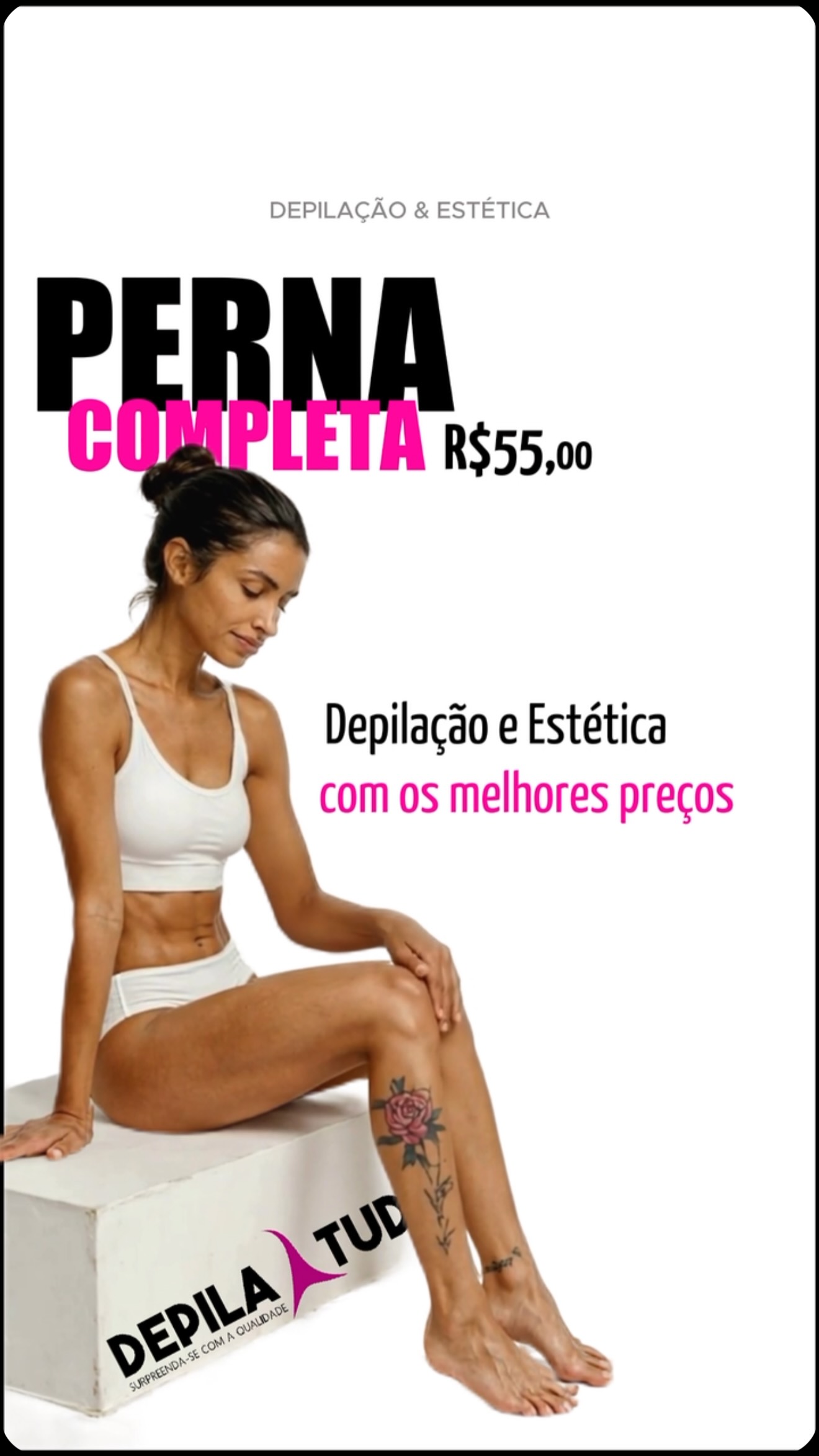 Pelo voltando em 2 dias e você já cansada disso?
Imagina sair daqui com a perna lisinha, macia e sem aquela dor que você teme.
Na Depila Tudo a gente usa técnica que deixa a dor bem mais leve — e o resultado dura semanas.
Perna Completa por R$ 55,00
Protocolo Rápido, cuidadoso e sem sofrimento.
17 anos cuidando da beleza das mulheres de Salvador.
Mais de 1.000 avaliações 5⭐ no Google.
👉 Clica na Bio > pode chegar que é sem fila.
#depilacaosalvador #pernacompleta #depilaçãobahia #depilatudo #depilacaosalvador