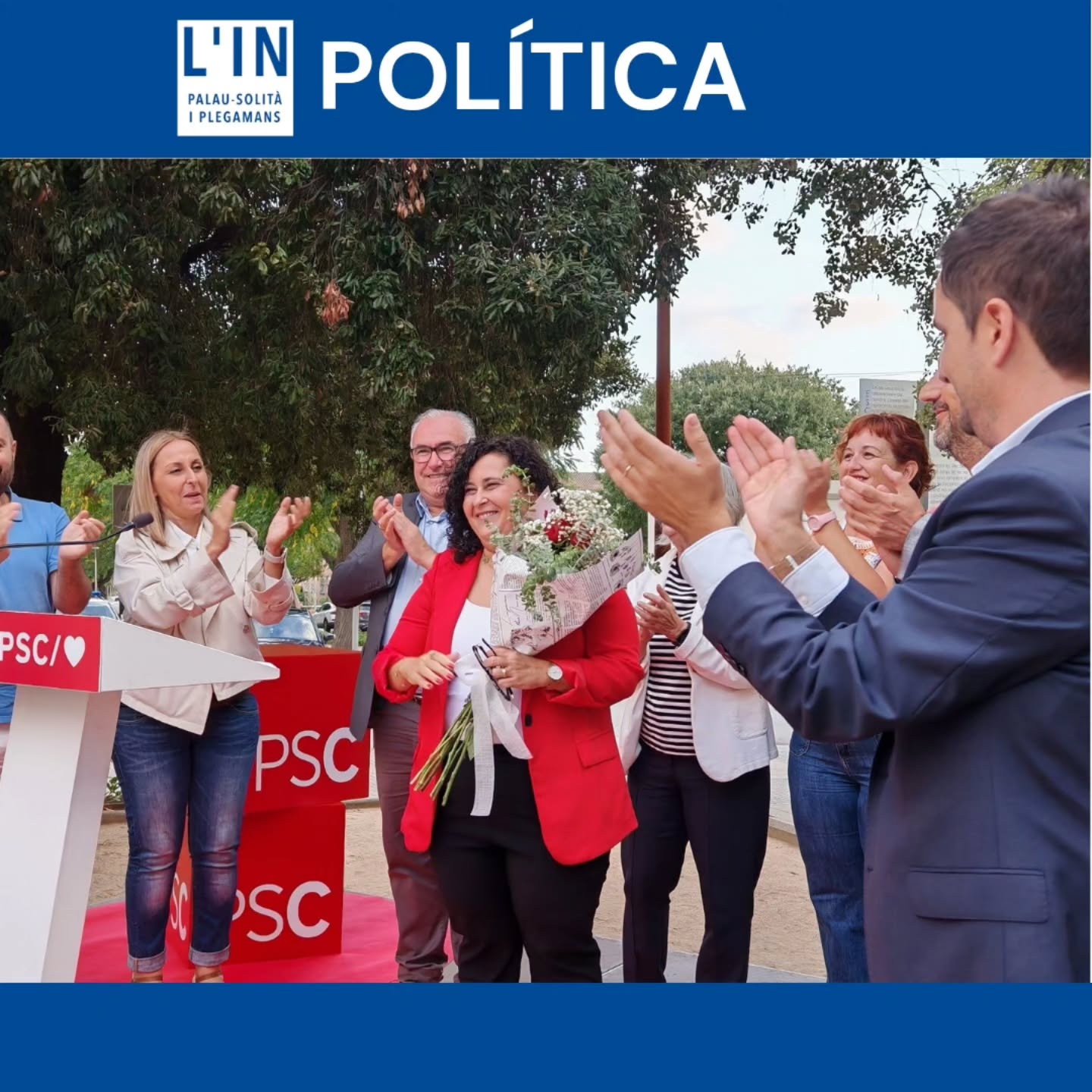 ELECCIONS. Avui el PSC de PsiP ha fet la presentació oficial de la seva cap de llista a les eleccions municipals del 2027. Giovanna Sánchez ha estat la protagonista de l'acte que ha començat a les 18.30 a la plaça de la Sardana, i al que han assistit, entre altres autoritats del PSC, la consellera d'Igualtat i Feminisme, Eva Menor, i la diputada al Parlament, Eva Candela.
Marc Sanabria, regidor i anterior cap de llista dels socialistes palauencs, ha obert el torn de paraules amb un elogi cap a la figura de Sànchez, de la que ha destacat la seva proximitat, el seu arrelament al poble i la seva honestedat. La consellera, per la seva banda, ha fet un discurs de caràcter feminista, reivindicant la condició de dona de la candidata i esperonant-la a ser referent per a futures generacions. Menor ha destacat també l'important paper de la política municipal en el dia a dia de les persones, ja que és des dels ajuntaments des d'on les paraules es converteixen en fets.
Arribat el seu torn, Giovanna Sànchez ha arrancat el seu parlament amb un agraïment i un reconeixement a Sanabria i a tot l'equip socialista per la feina feta durant aquests darrers anys des de l'oposició. En una segona part del seu discurs, la candidata socialista ha entrat més a desgranar problemes i circumstàncies actuals que Palau-solità i Plegamans necessita resoldre, com ara la fallida pacificació de l'avinguda Catalunya, el servei porta a porta o la situació del comerç local, aspecte aquest darrer que en la seva condició de propietària d'un negoci al poble coneix de primera mà.
L'acte ha comptat amb la presència d'una setantena de persones i en acabar s'ha repartit una copa de cava entre els assistents.
@pscpalau @giovanna.sanchezg #Palausolitaiplegamans #Psip @ajpalauplegamans