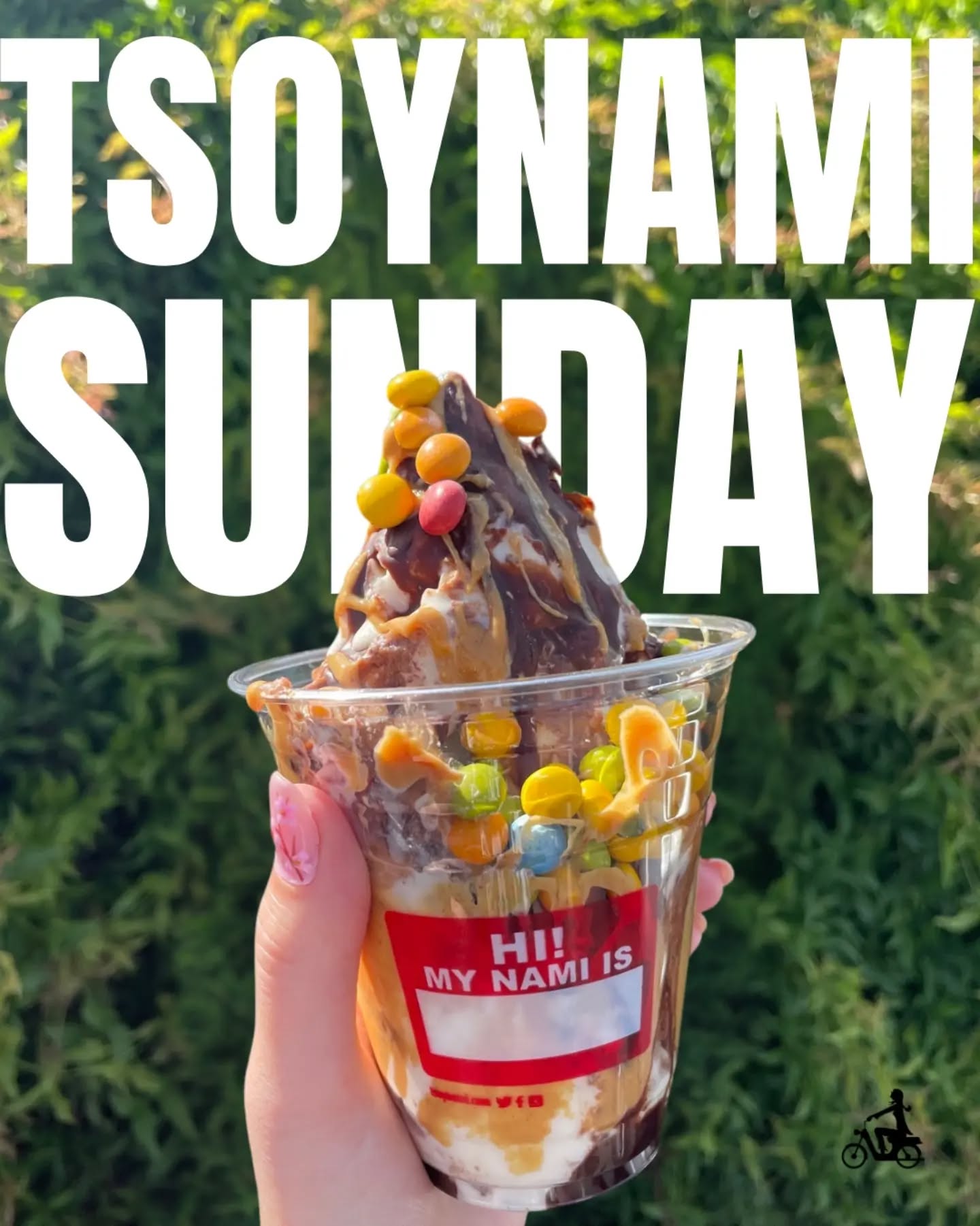 🍦☀️ tSOYNAMI SUNDAY AT green! ☀️🍦
Sunday plans? We vote tSoynami. 😎
Swing by #greenTempe and dig into one of our current specials:
🎉 THE BIRTHDAY CAKE
Birthday cake + whip + sprinkles. Party in a cup. 🎂✨
🐷🍒 BETTER PIGGIES
House-made cherry Magic Shell + Oreos, with profits donated to Better Piggies Rescue! 💚🐽
🌈 RAINBOW ROCKS
Sweet corn cereal + groovy pink Magic Shell + rainbow sprinkles.
🍩 MINI CHOCO DONUT
nami mini donuts + chocolate Magic Shell + even MORE mini donuts.
🥄 CEREAL-USLY CINNAMON
Crunchy cinnamon cereal + cinnamon Magic Shell + cinnamon sugar.
💎 THE HIDDEN GEM
Vegan candy-coated chocolate gems + crunchy peanuts + organic peanut butter + house-made Magic Shell.
And that’s just the specials. 👀 All your regular tSoynami favorites are waiting too.
Make Sunday a tSoynami Sunday. 🍦💚
Bring the crew. Try a new one. Steal a bite of everybody else’s.
📍 green Tempe
☀️ OPEN SUNDAYS 11AM–8PM
#tSoynamiSunday #alwaysvegan #veganphoenix #supportlocal
