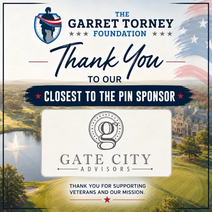 A big THANK YOU to Gate City Advisors for sponsoring our Closest to the Pin Contest at @thegarrettorneyfoundation’s 8th Annual Charity Golf Tournament! 🎯⛳️🇺🇸
We’re so grateful for your generosity and support of our mission to provide service dogs to Veterans. ❤️🤍💙
#GarretTorneyFoundation #GateCityAdvisors #ClosestToThePin #SupportOurVeterans #GolfForACause