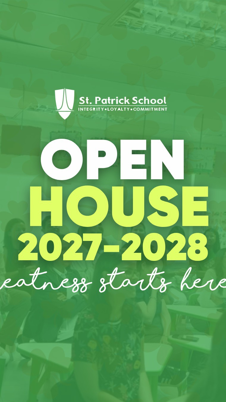 A glimpse into the St. Patrick experience! 💚
Today, we welcomed prospective families to our Open House, where they had the opportunity to explore our learning spaces, meet our team, and discover the educational journey we create for students at every stage.
Thank you to every family who joined us and took the time to get to know our community. We loved sharing what makes St. Patrick a place to learn, grow, and lead with purpose.
We look forward to seeing you again!