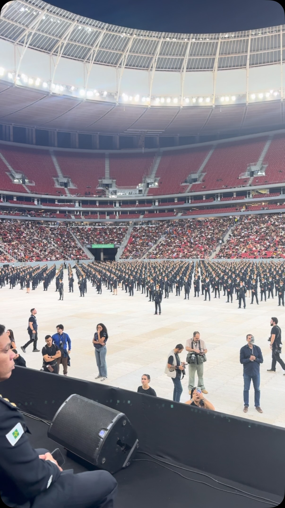 Comandante-geral, Coronel Palhares na formatura do CFP XII