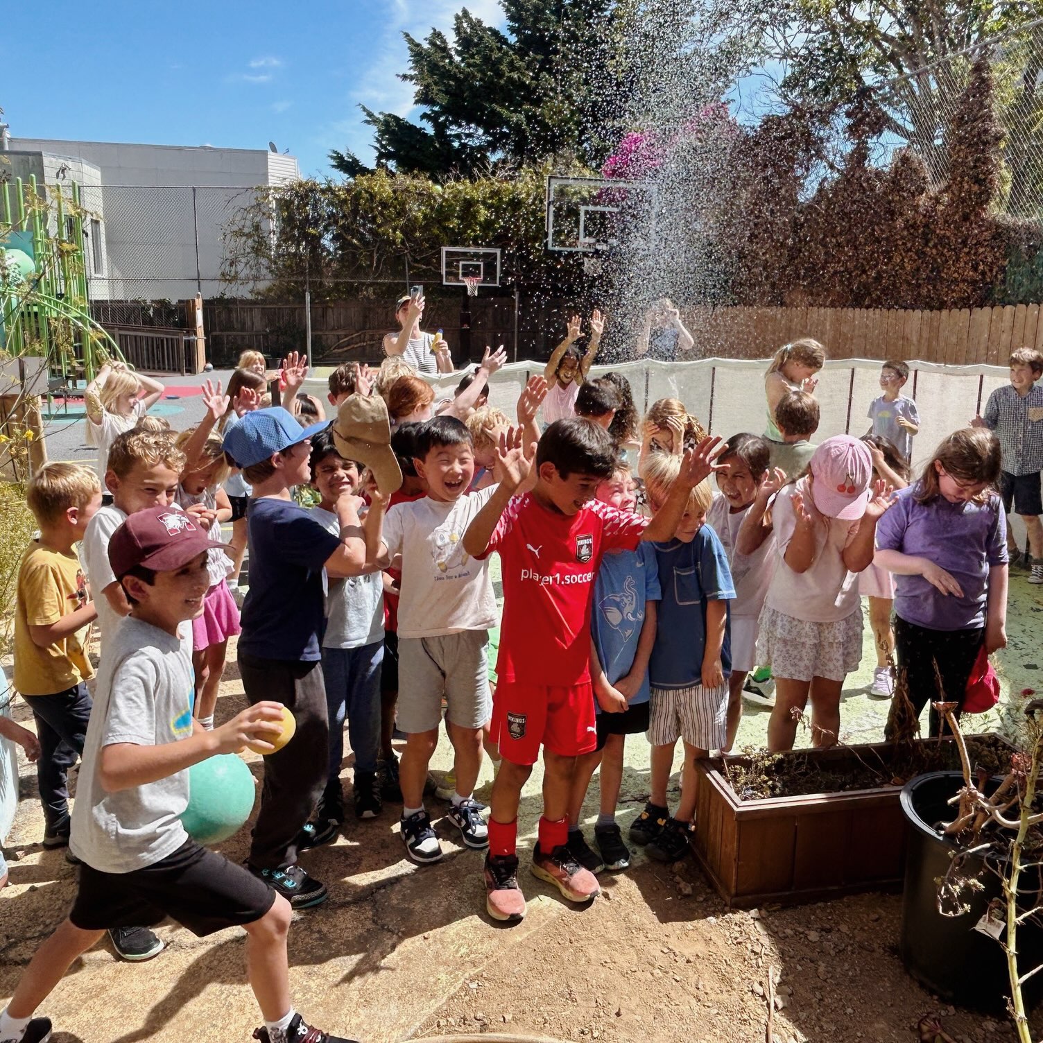 Spray Day!
Teacher Kevin keeps students cool during our SF heatwave.