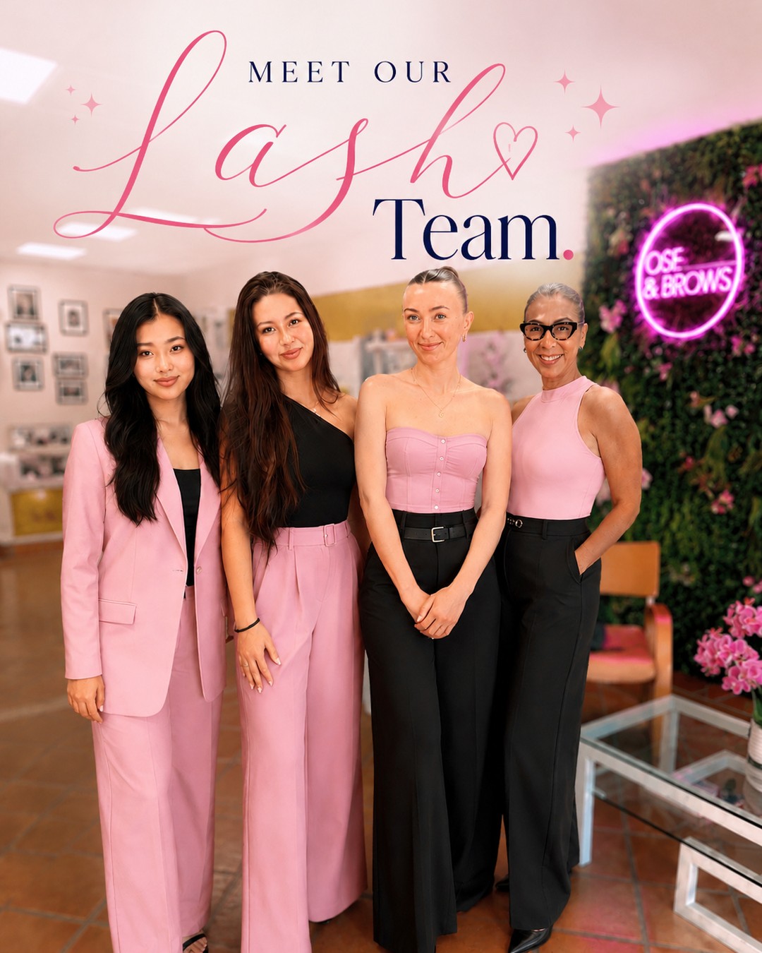 Meet the faces behind the lashes. 💕
Our talented lash team is here to help you look and feel your absolute best.
From left to right:
✨ Yuna
✨ Jada
✨ Hannah
✨ Denise
Whether you’re new to lash extensions or a longtime client, we’re so grateful you’re here and can’t wait to welcome you into our salon.
📍 Delray Beach, FL
🩷 Book your next appointment with us today!