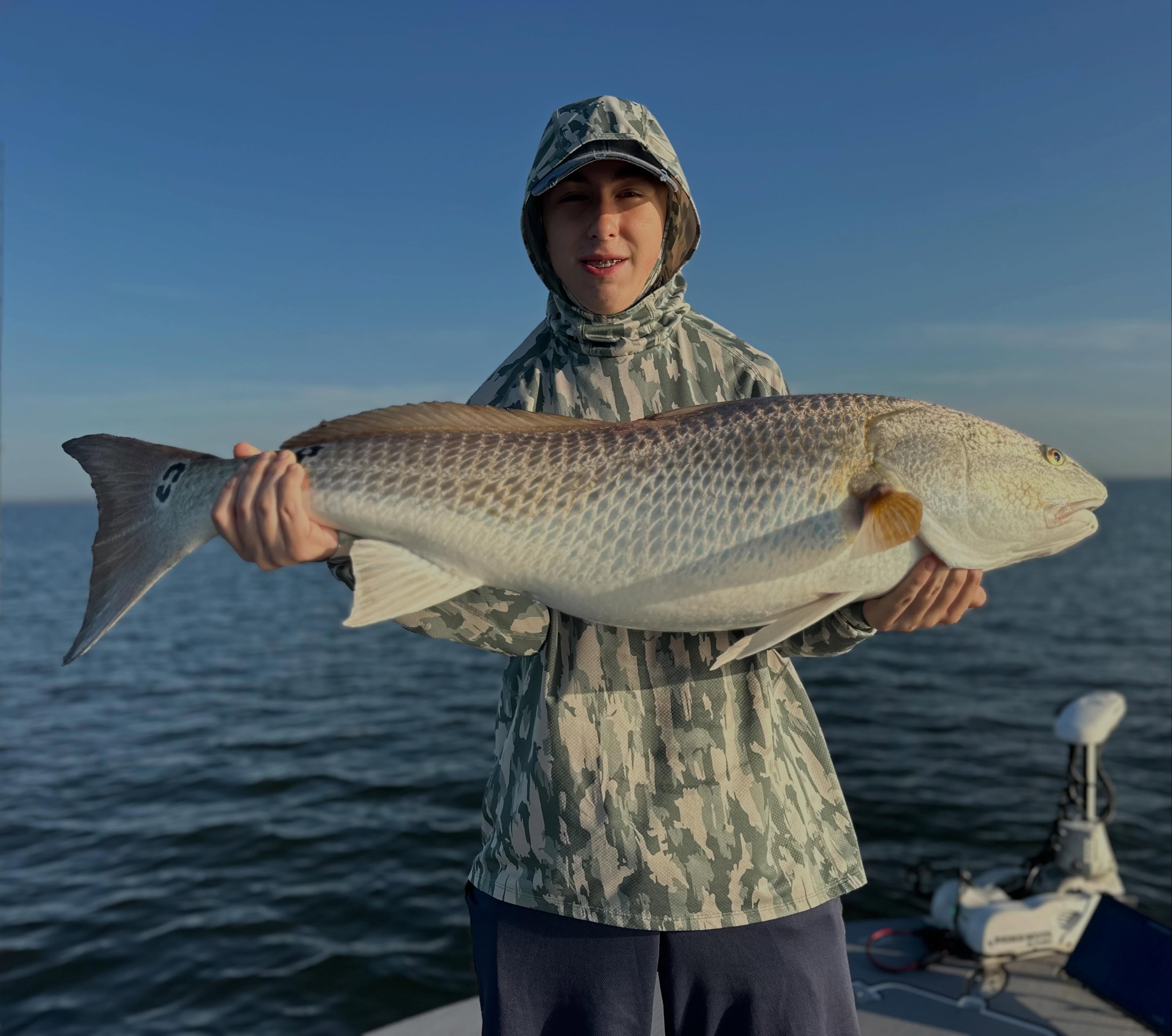 Matt and Orin put their hands on a few today! Orin was able to catch two citation Bull reds largest being 47 in. Matt got to watch a cork go down in the last inning. Enjoyed it guys! #cork #bullred #inshorefishing #citation #release