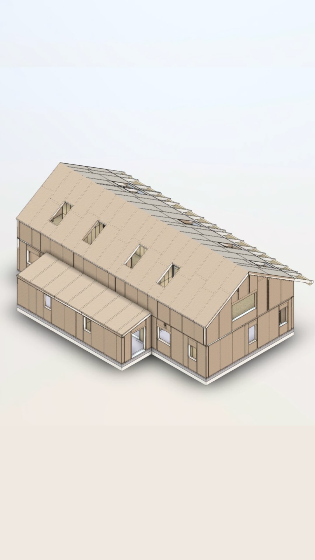 Introducing Ridgeway, our latest SIP project in Burghclere, Newbury.
This 3D model gives a first look at Ridgeway, which has recently moved into the SIP installation stage.
We’re working alongside @studiofourarchitects and structural engineers @adeptcsce on this project, and we’re looking forward to sharing the progress with you.
#sips #sipsdesign #3ddesign #newbuild #siteprogress