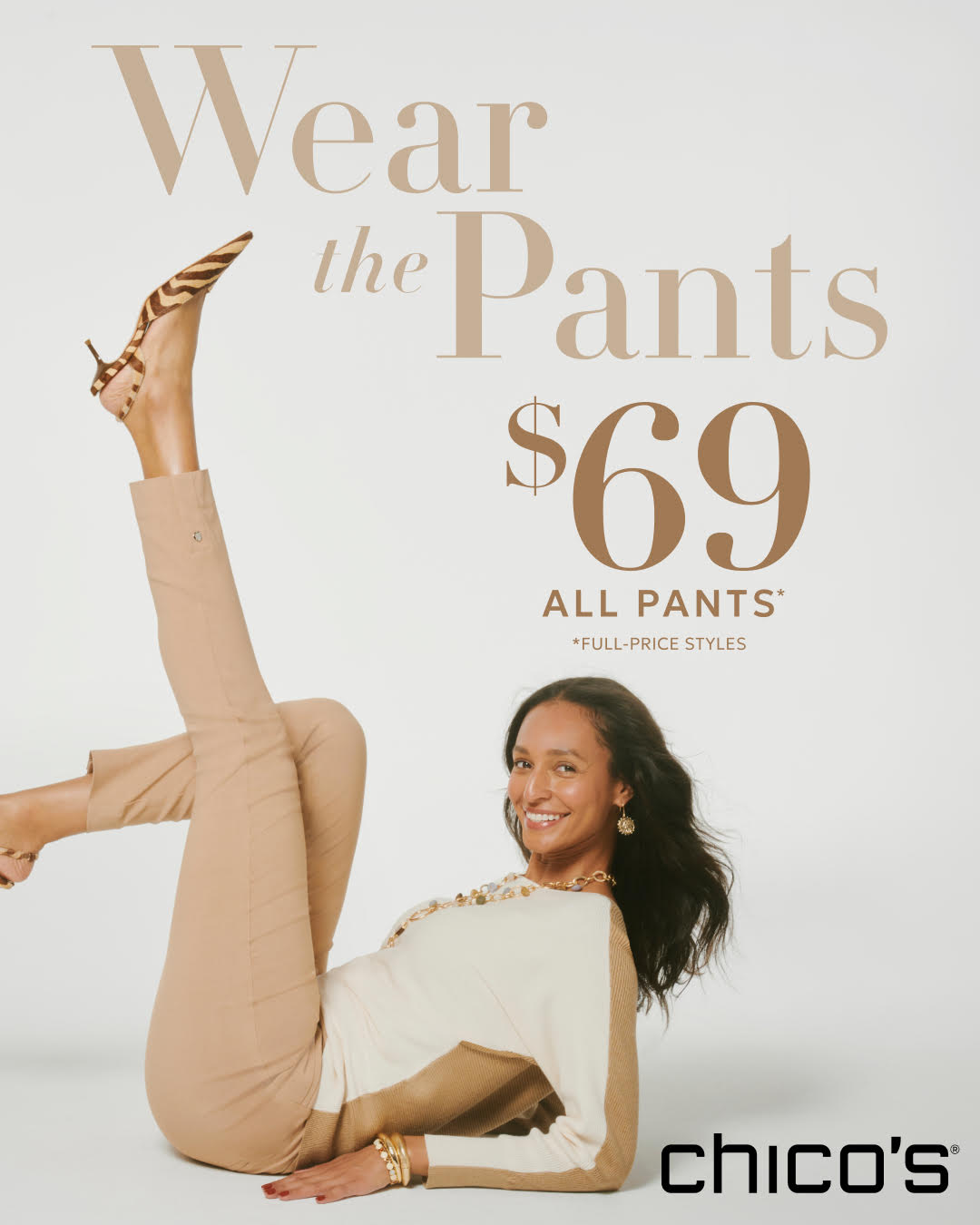 Your perfect pair is waiting! All full-price pants are $69 at Chico’s starting tomorrow, September 21st to the 23rd!👖 ❤️