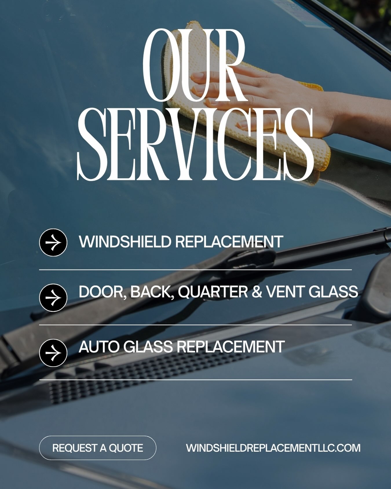 Chipped, cracked, or shattered? We’ve got your auto glass covered. 🚘
We offer windshield chip repairs and full replacements, plus door, back, quarter, and vent glass replacement.
Our certified technicians follow OEM standards and perform ADAS calibration when required to help your vehicle’s cameras and sensors work properly.
Schedule your auto glass service today!
#windshieldreplacement #autoglassrepair #chiprepair #autoglassreplacement #windshieldrepair