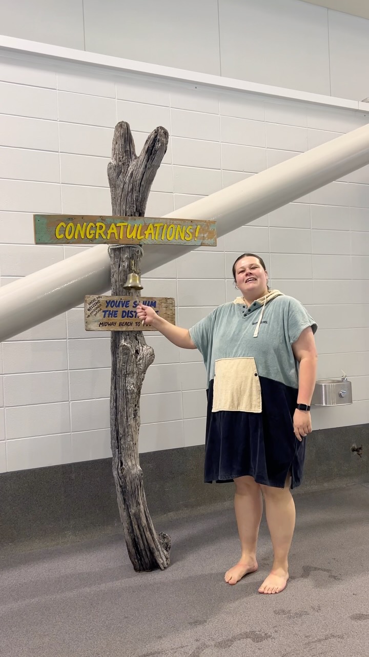 45.5km. 1,820 laps. Today I finally got to ring the bell!
Since the start of August, I’ve been taking part in the Swim the Distance challenge, swimming the equivalent distance from Midway to Māhia.
And let me tell you... 45.5km is a LONG way to swim 😂
This has been a real challenge for me, not just physically, but as a test of consistency and discipline. There were definitely days when going for a swim was the last thing I felt like doing, but I kept showing up, one lap at a time.
What makes finishing it even sweeter is that I attempted the challenge last year and only made it halfway.
So this year I was determined to come back and finish what I started.
And I DID IT! 🙌
I’m incredibly proud of myself for sticking with it, especially during such a busy couple of months.