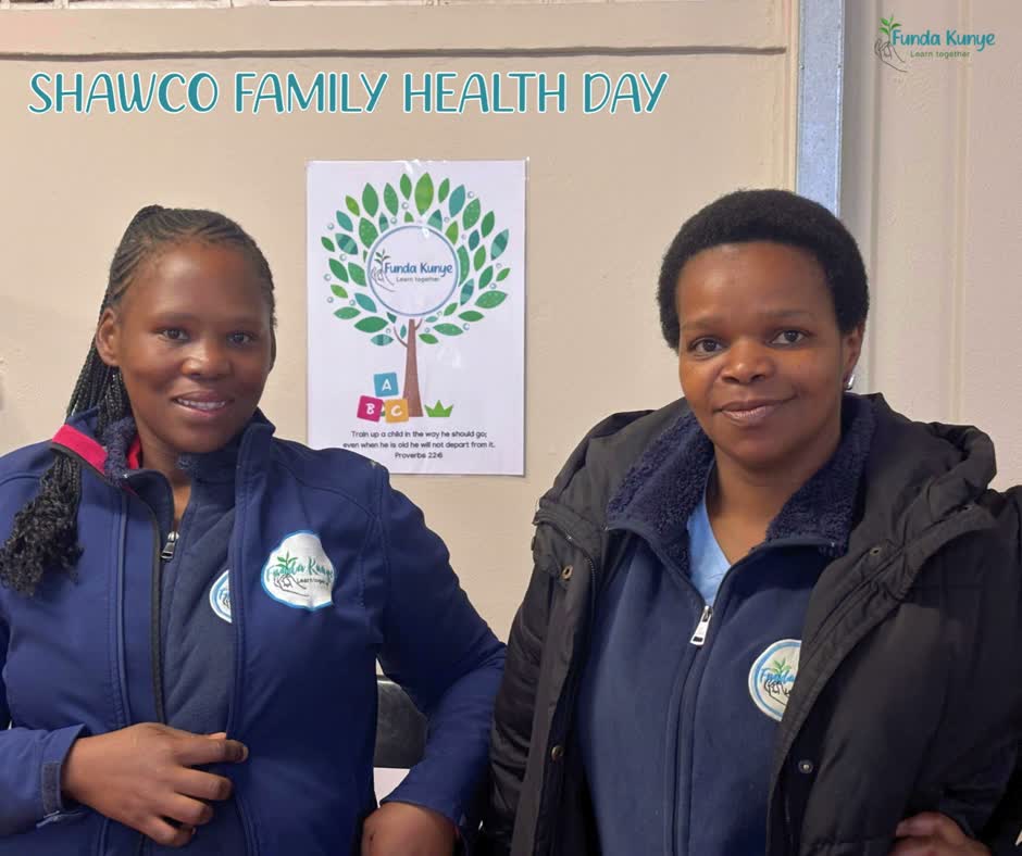 Funda Kunye at the SHAWCO Community Day β€οΈ Hout Bay
This past weekend, Funda Kunye was grateful to be part of the SHAWCO Family Health Day at Sentinel Primary School in Hout Bay.
The annual initiative brings healthcare professionals and volunteers together to provide much-needed health and wellness services to families in the Hout Bay community, including access to doctors, dentists, physiotherapists, occupational therapists, speech therapists and other professionals.
For Funda Kunye, it was an opportunity to connect directly with parents of young children. We invited families to join us at our upcoming Funda Kunye Community Workshop, where we will share practical information and ideas to support young childrenβs development.
We also handed out resource packs filled with age-appropriate activities made from recycled materials, along with simple notes and ideas that parents can use at home to encourage learning through everyday play.
We believe that supporting young children starts with supporting the adults around them β giving parents and caregivers practical, affordable tools to help their children learn, grow and thrive.
Thank you to SHAWCO and all the organisations and volunteers who made this valuable community day possible.
@shawco_uct
#familyhealth #FundaKunye #Volunteers #community #healthandwellness
