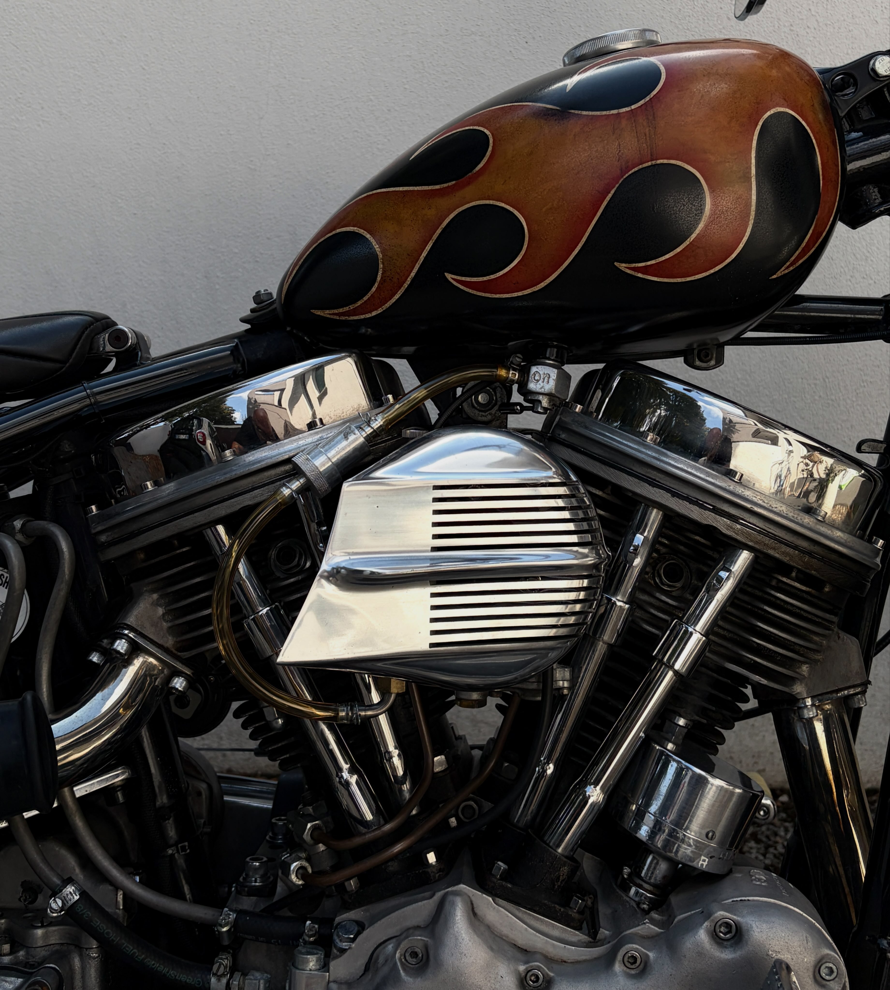 NOTHING LOOKS QUITE LIKE A PANHEAD ENGINE. PURE MECHANICAL BEAUTY. 🏴
#beamanrideapan #panheadrules
…
🦅Onekick Chopper Garage☠️
⚡️Chopper Parts & Biker Accessories
👉 www.onekickspeedshop.com
⚡️ Visit and order in our webshop!
⚡️ Worldwide shipping 🌍
⚡️ Questions, send your us a PM 📩
#chopperparts #bikerclothing #chopperlife chopper harleydavidson