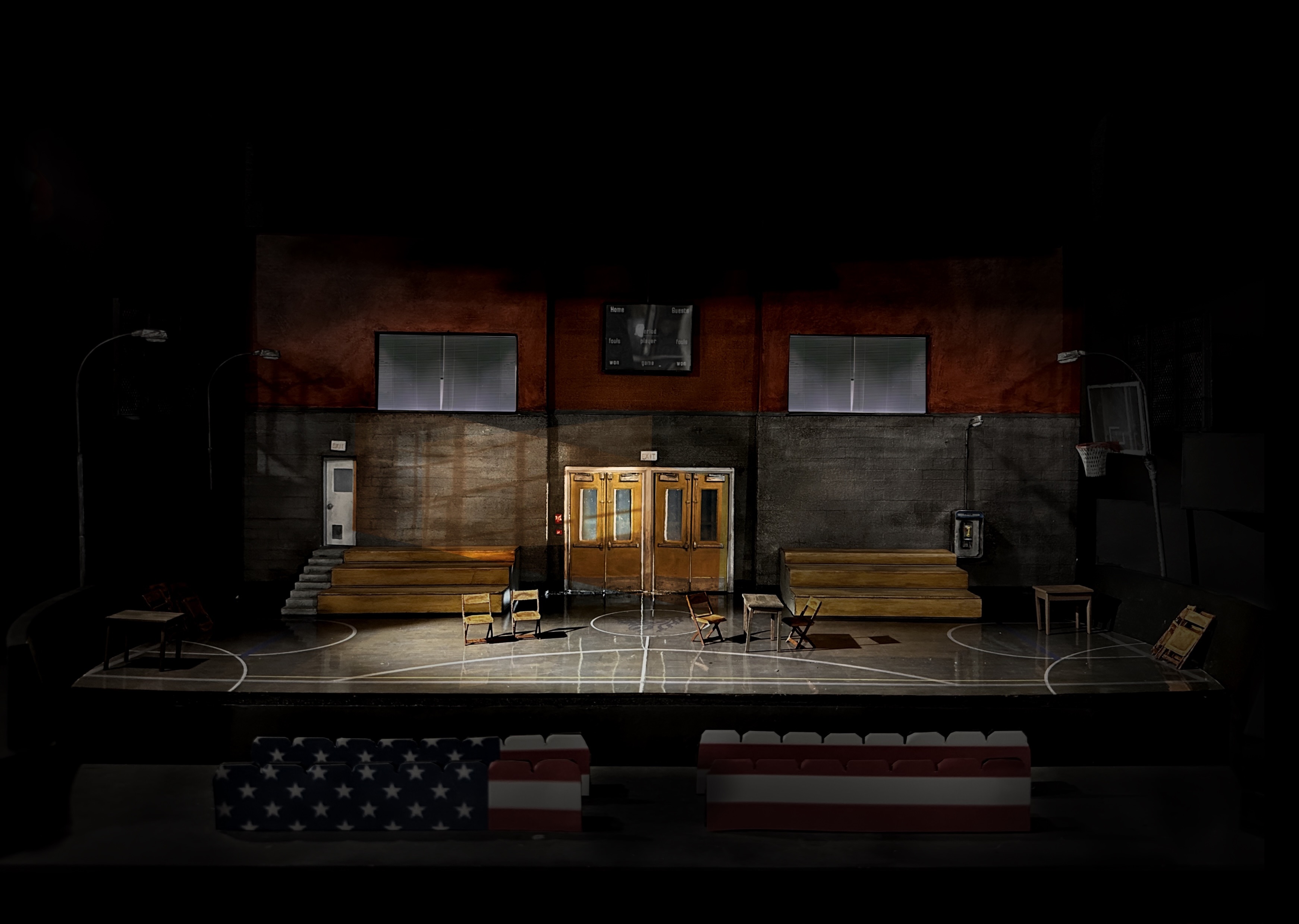 A glimpse into some of the storyboard imagery behind my set design for The Story.
The storyboard lays out the intent of the visual language which will complete a design beyond the mere physicality of the stage itself.
A neutral, multifunctional space where people gather, meet and share stories forms the basis of the stage — allowing the same architecture to constantly shift, moving rapidly between different places and perspectives, from interior to exterior.
Scenes and locations can exist alongside one another, while lighting, shadow and video transform the everyday hall into something more atmospheric and uncertain — the thriller plays out in a film noir-like visual language.
Written by Tracy Scott Wilson
@clint_dyer_
@natlaurap
@paul_sparky_sparks
@luciepankhurst
@grantbenjamin5
@gricg
@tal_yarden
@cynthiahairandmakeup
@ingridmackinnon
@nationaltheatre