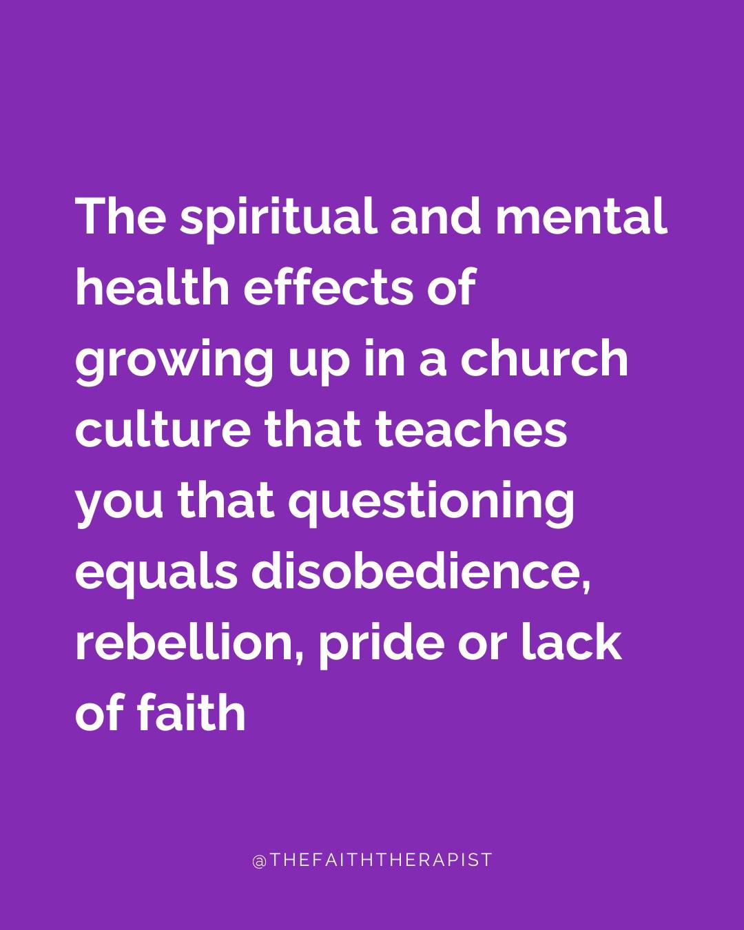 You can love your church, value your faith and still feel scared of where your questions might lead 💜
Maybe you’ve learned to second-guess a concern before you voice it. Maybe you worry that disagreeing with something will make people see you as rebellious, prideful or spiritually immature. You might even find yourself trying to shut down your own thoughts before anyone else gets the chance.
Living with that level of self-monitoring can make it very difficult to work out what you genuinely believe, especially when the people around you feel certain that questioning itself is the problem.
You deserve somewhere you can speak honestly about your faith, your experiences and the things you’re struggling to make sense of.
If you’re going through deconstruction, questioning beliefs you’ve held for years, or trying to work out what you believe after church hurt, you can get in touch with me via the link in my bio.
You do not have to rush yourself towards an answer. We can make space for the questions and explore what your faith looks like now 🦋