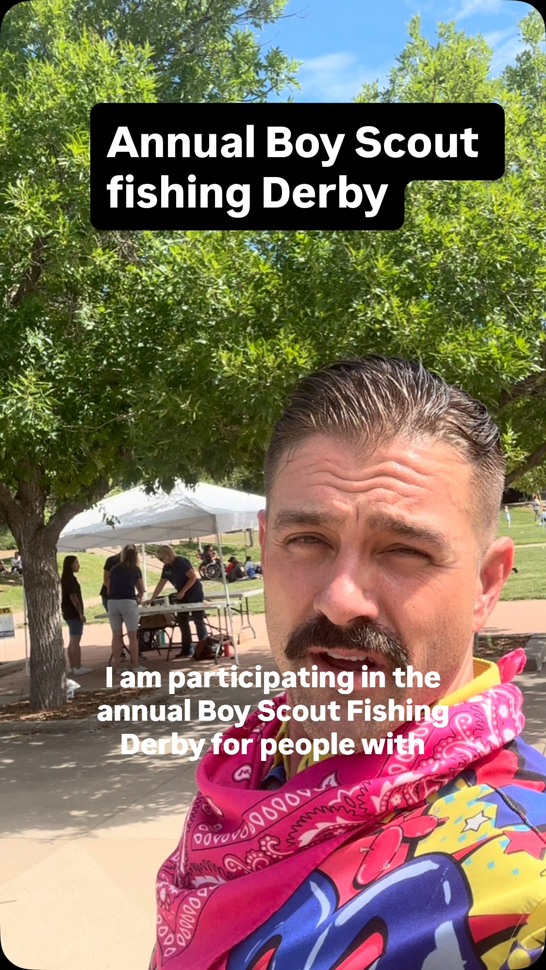 The annual scouts of America, fishing Derby at Cherry Creek Reservoir #scoutsofamerica #fishingderby #denverballoonguy