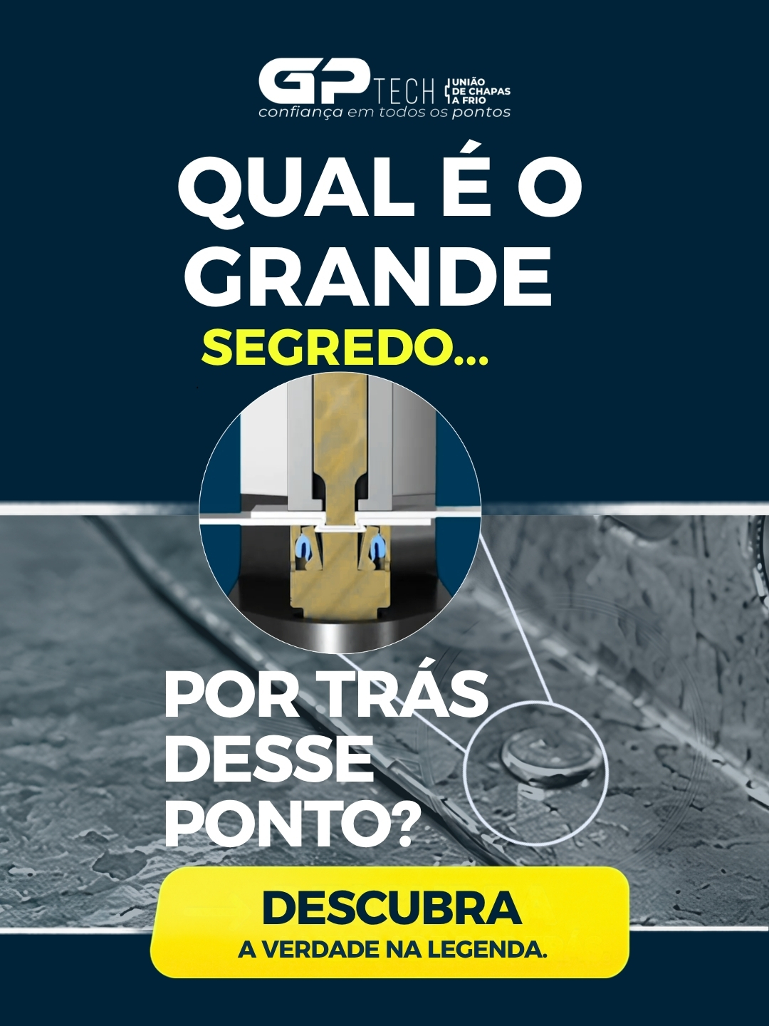 A robustez do PontoTech, a tecnologia de união de chapas a frio da GPTECH. Ao observar o corte transversal detalhado na imagem (o nosso "Raio-X"), você compreende o verdadeiro entrelaçamento que ocorre.
O segredo é a conformação MECÂNICA precisa. O punção pressiona os materiais contra a matriz, forçando o material a escoar lateralmente e criando um intertravamento mecânico em formato de "cogumelo" de altíssima resistência. Não é apenas amassado; houve engenharia para unir mecanicamente os metais de forma permanente.
Este processo a frio elimina a necessidade de altas temperaturas, consumíveis recorrentes como solda e rebites, e furações prévias. O resultado é uma união limpa, rápida, sustentável e com controle total de qualidade em cada ponto.
Quer elevar a produtividade e qualidade na sua linha de produção?
Fale com um especialista agora mesmo! (Link na Bio)
#gptech #tecnologiaclinch #pontotech #uniaoafrio #conformacaomecanica