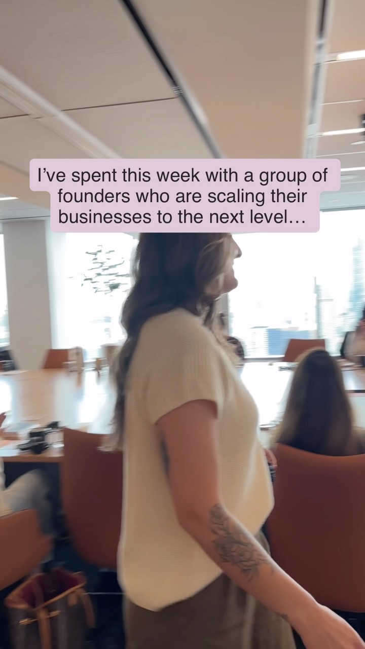 The analogy I use is:
Growing your business without your nervous system on board is like trying to bail a boat 🛶 without plugging the hole.
That overwhelm?
It’s costing you your mental space.
That indecision?
It’s costing you precious time and momentum forward.
That inability to switch off?
It’s costing you presence with your family and making memories.
Thank you @theforumca for having me in to share this nervous system work with these amazing founders 💜
#femalefounders #businessmentorship #calmoverwhelm