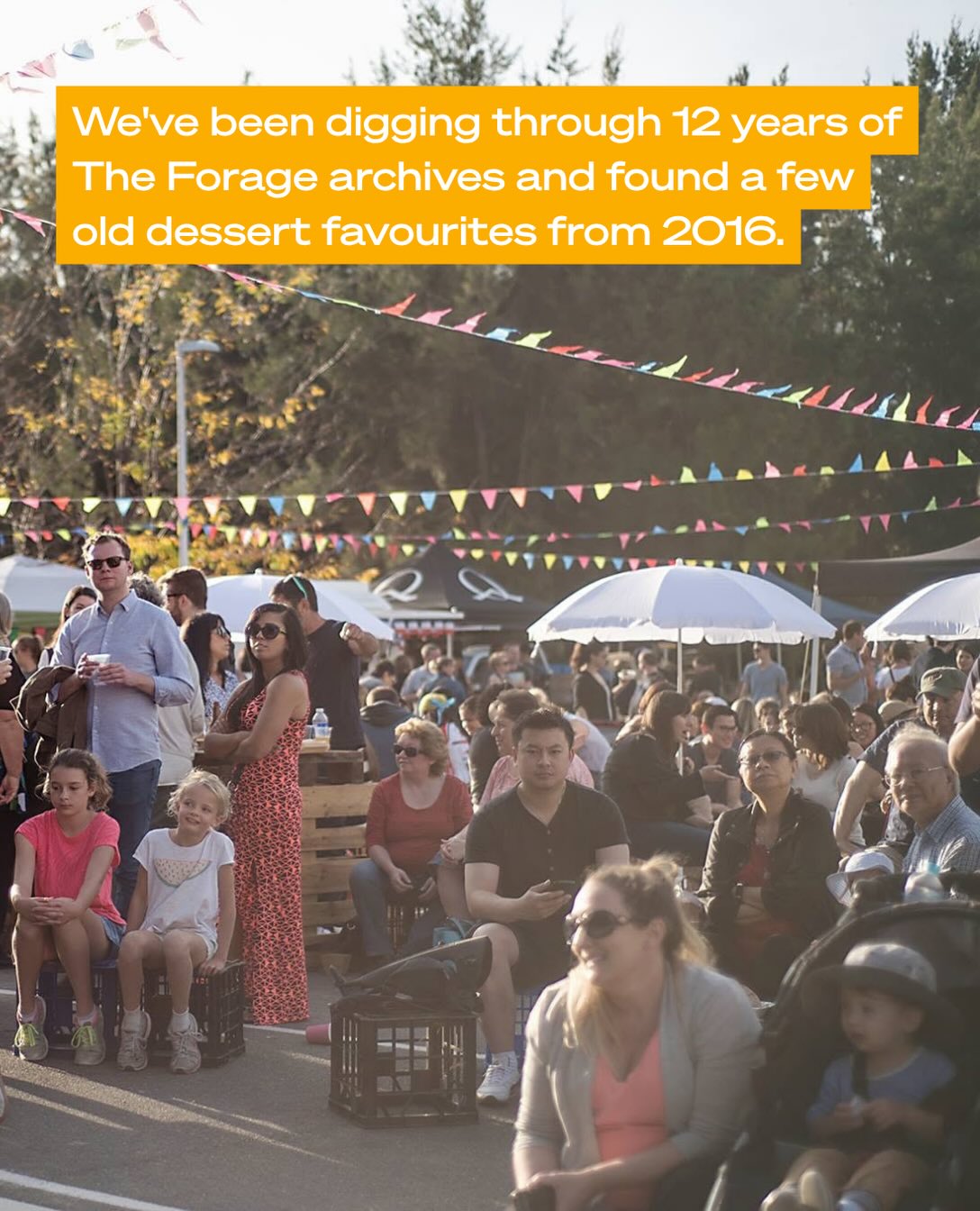 Who remembers these dessert vendors?
A little trip through The Forage archives from our days at @littlenationalhotel in 2016.
If you’ve been coming to The Forage for a while, we’re pretty sure you’ll recognise a few.
Who do you remember? And which one would you bring back?
#theforage #eventdays #canberraevents #visitcanberra
