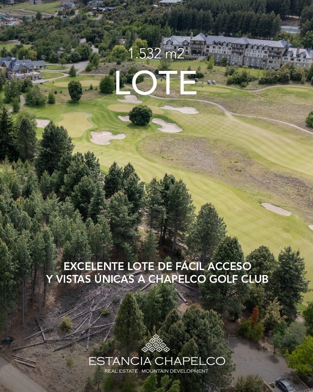 Fabuloso lote emplazado en llanura, cerca de todos los servicios, de muy fácil acceso y con vistas únicas a Chapelco Golf Club.
▫️Este lote es ideal para los fans del deporte y para aquellos que prefieren tener todo a mano.
▫️Superficie: 1532 m2
📩 Consultanos para más información: info@estanciachapelco.com.ar
Estancia Chapelco, empresa desarrolladora y comercializadora de Chapelco Golf & Resort.
#estanciachapelco #patagoniabienesraices #sanmartindelosandes #chapelcogolfresort #loteenventa